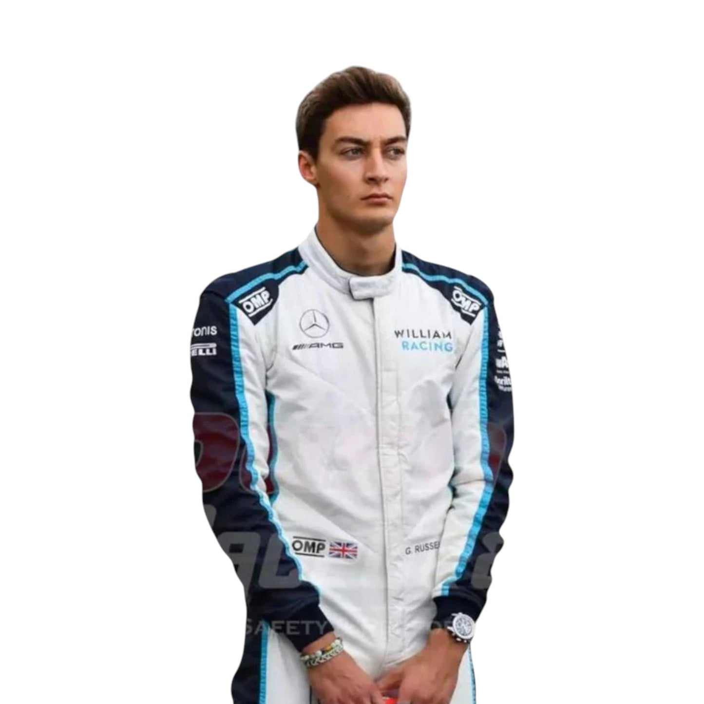 George Russell 2021 Williams F1 Race Suit - Averon Racewears image 1