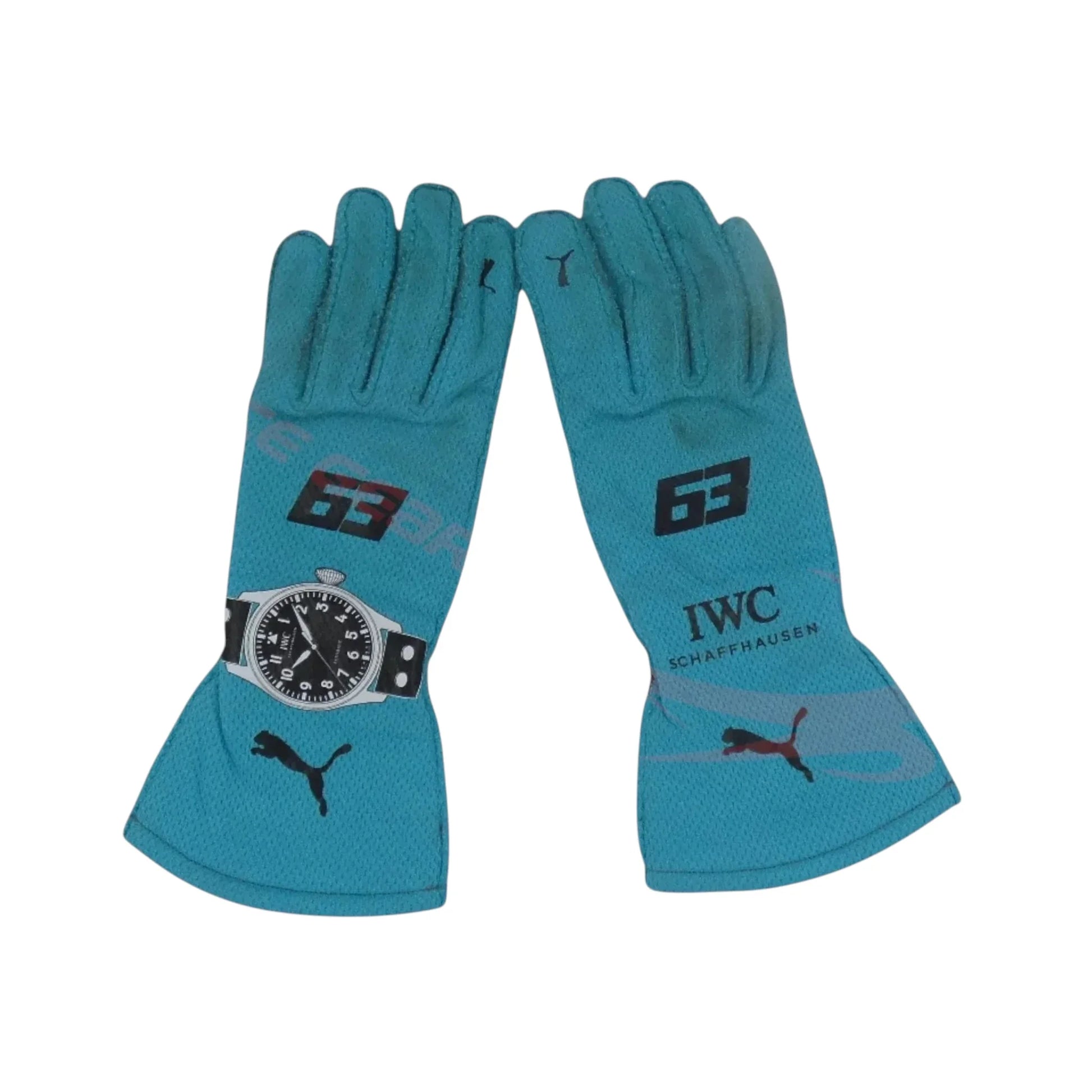 George Russell 2024 Mercedes-AMG Petronas F1 Racing Gloves - Averon Racewears image 1