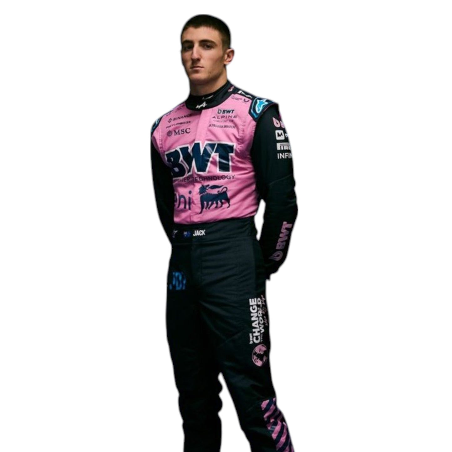 Jack Doohan BWT Alpine 2025 F1 Race Suit - Averon Racewears image 3