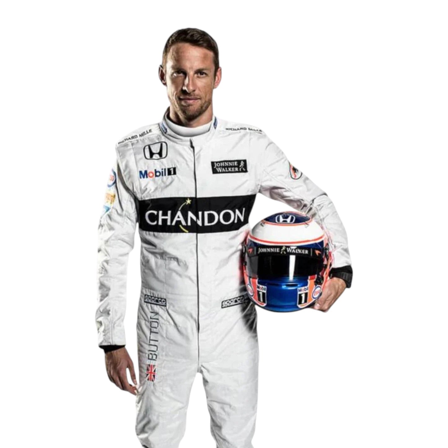 Jenson Button 2016 Mclaren F1 Race Suit - Averon Racewears image 2