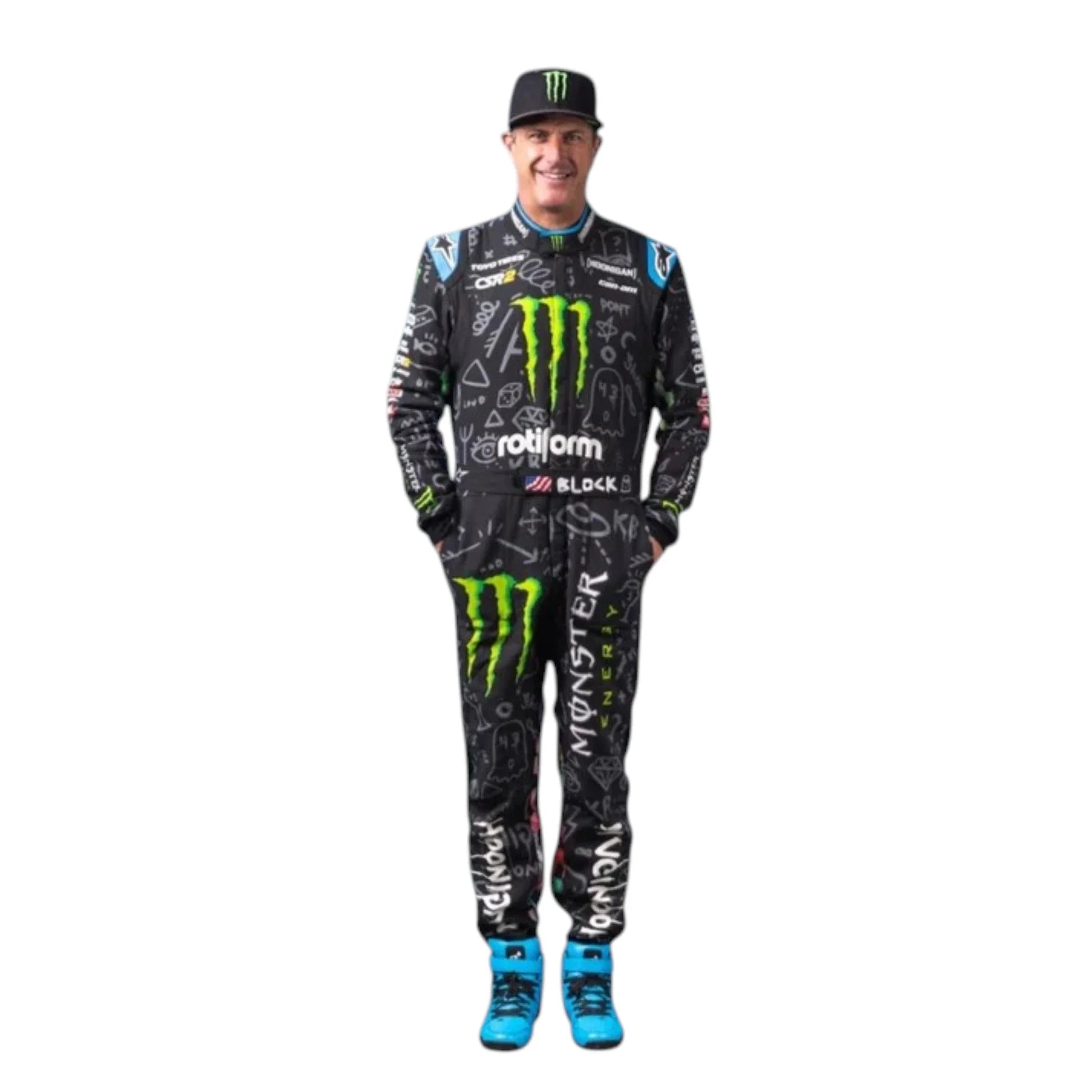 Ken Block 2022 Monster Go Kart Racing Suit - Averon Racewears image 1