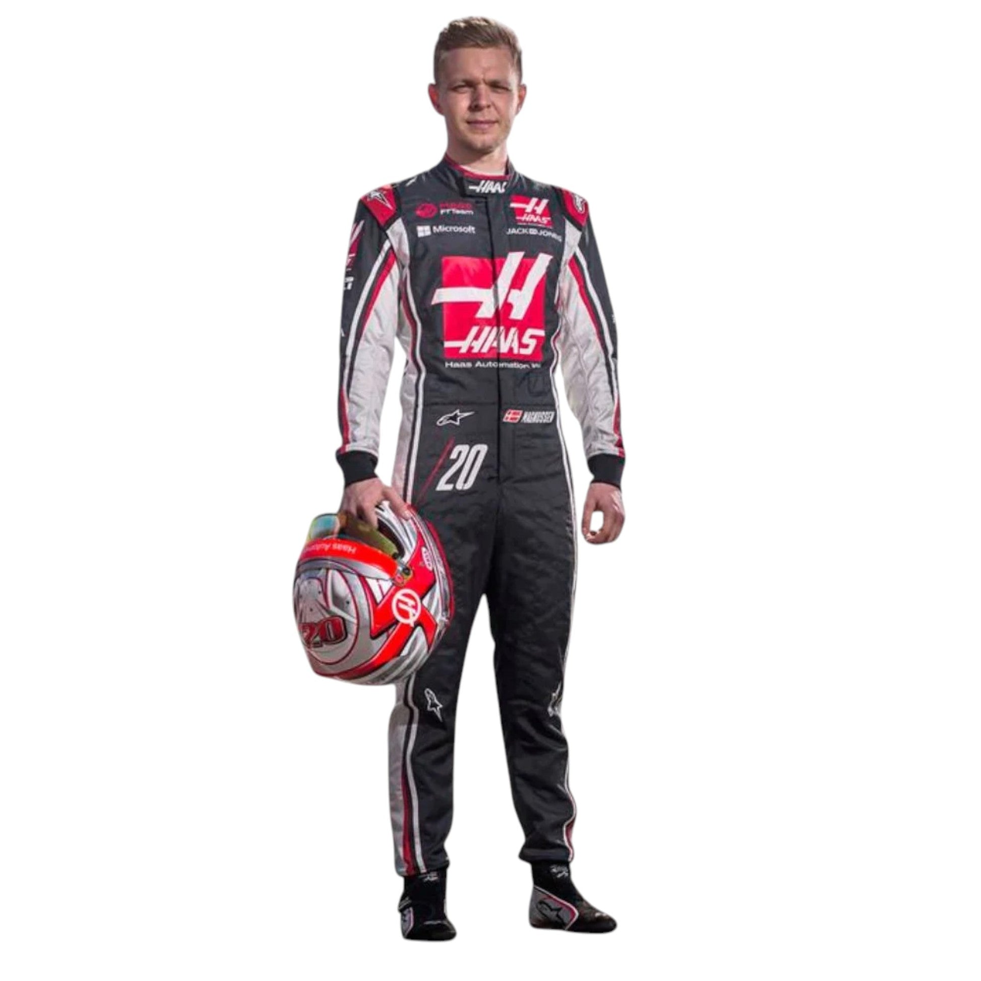 Kevin Magnussen 2017 Haas F1 Race Suit - Averon Racewears image 2