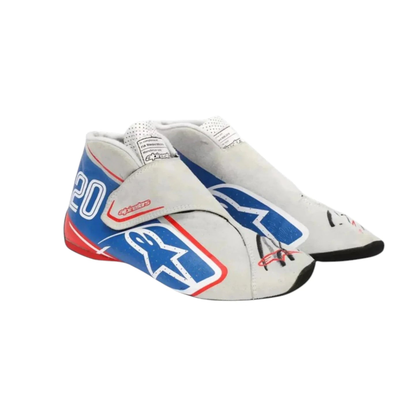 Kevin Magnussen 2022 Haas Italian GP Special Edition F1 Racing Shoes - Averon Racewears image 1