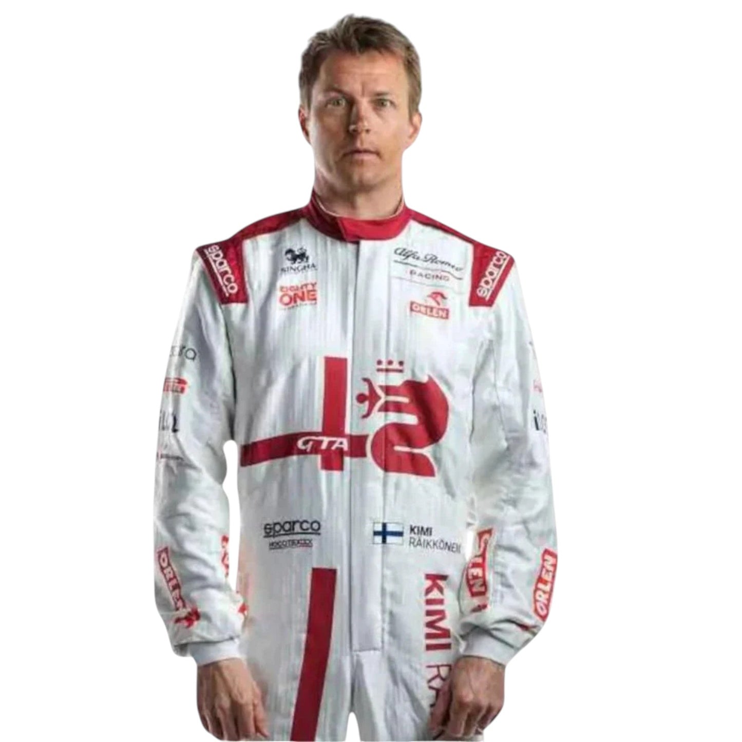 Kimi Räikkönen 2021 Alfa Romeo F1 Race Suit - Averon Racewears image 4