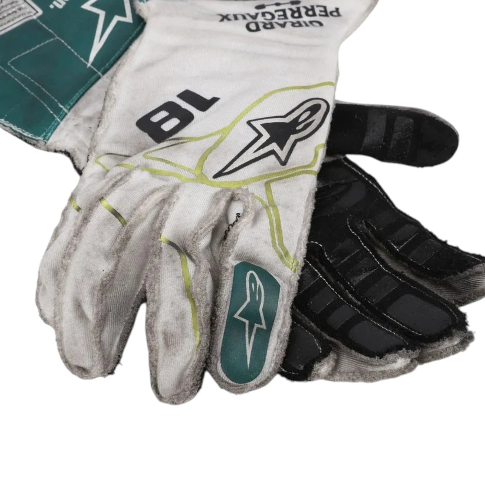 Lance Stroll 2022 Aston Martin Dutch GP F1 Racing Gloves - Averon Racewears image 2
