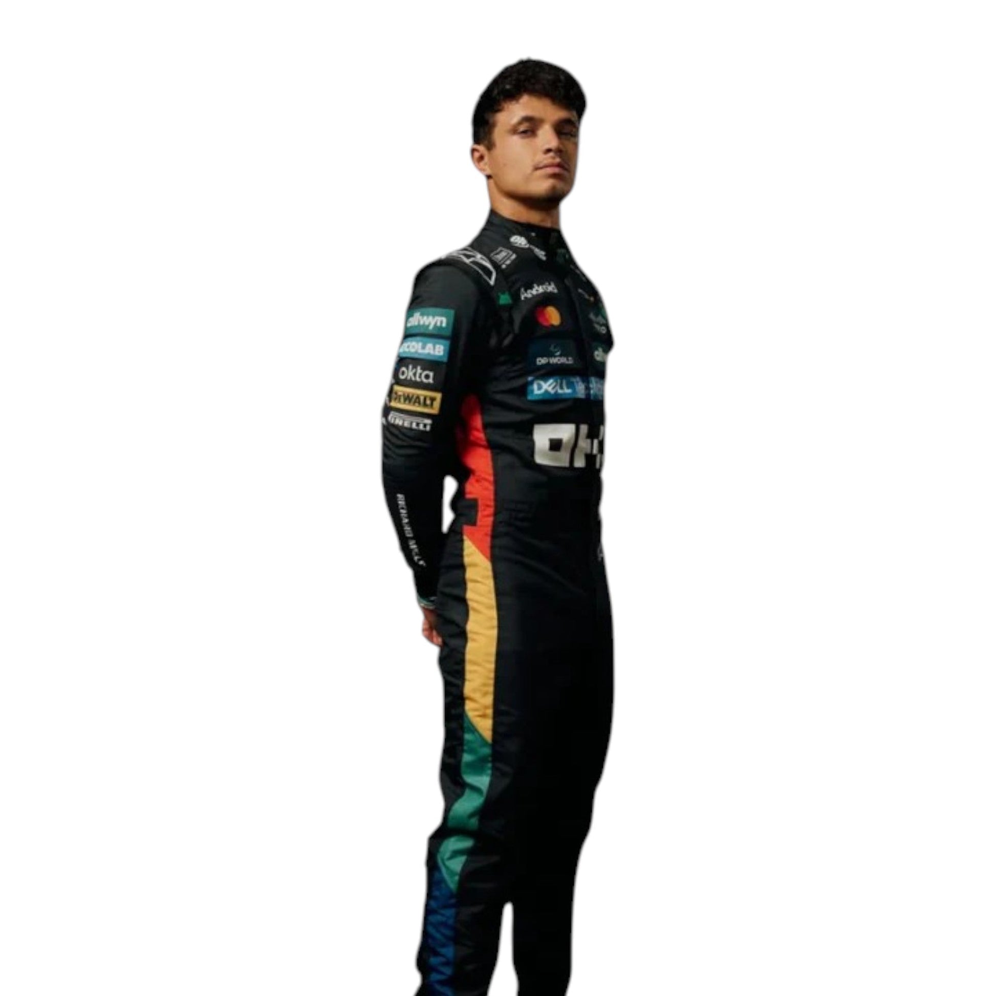 Lando Norris 2025 Mclaren Silverstone British GP F1 Race Suit - Averon Racewears image 1