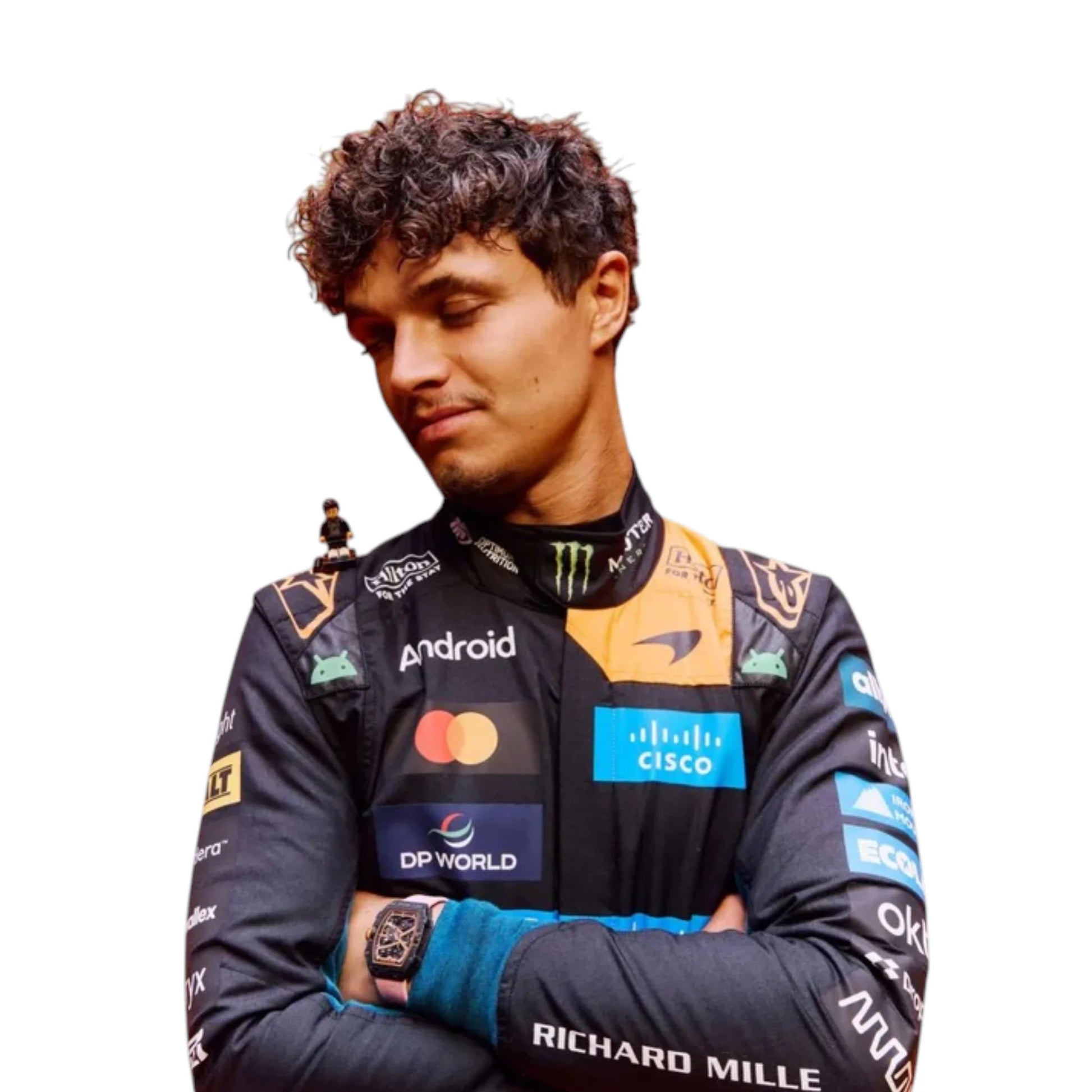 Lando Norris 2026 McLaren 1000th Monaco GP F1 Race Suit - Averon Racewears image 3