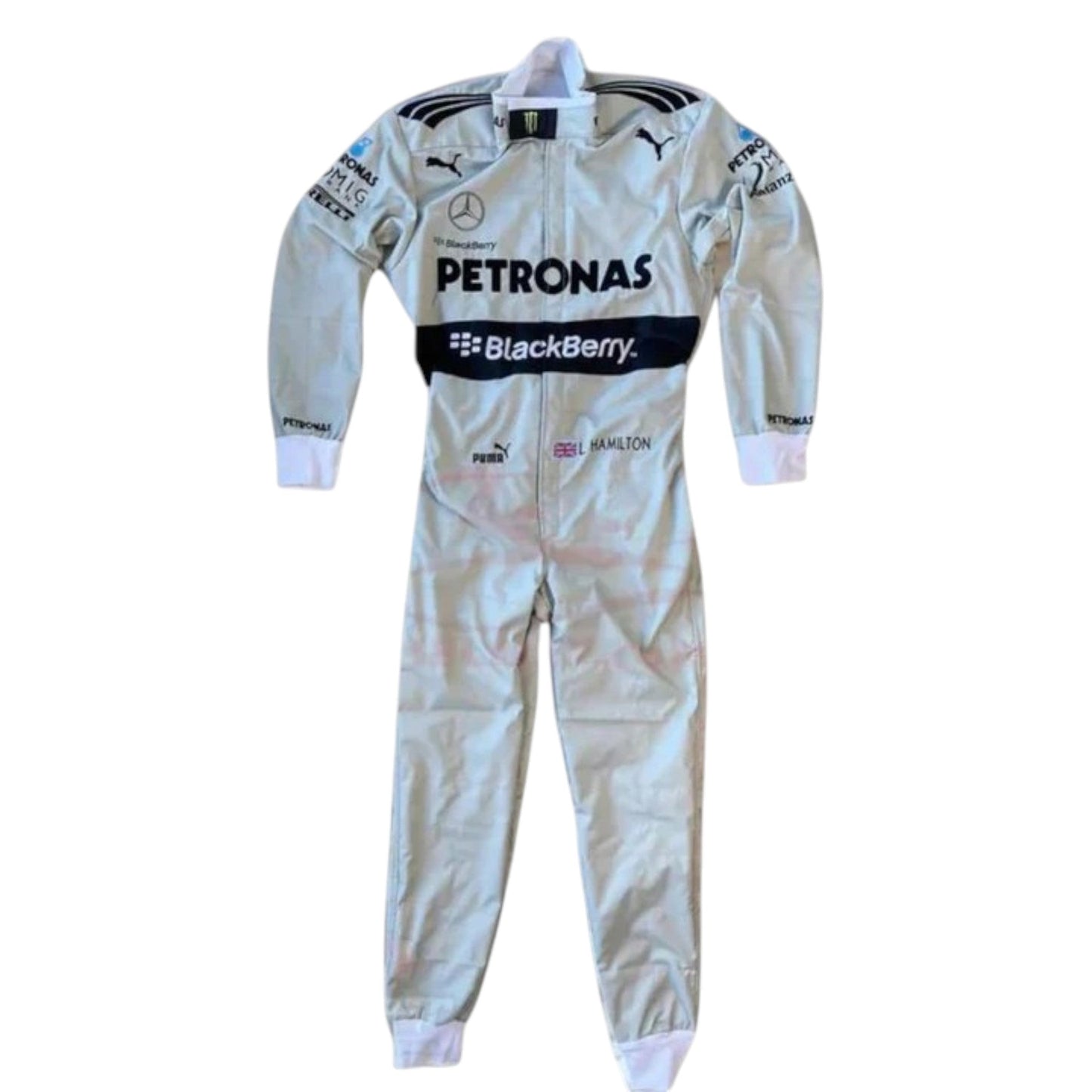 Lewis Hamilton 2013 Mercedes Petronas F1 Race Suit - Averon Racewears image 1