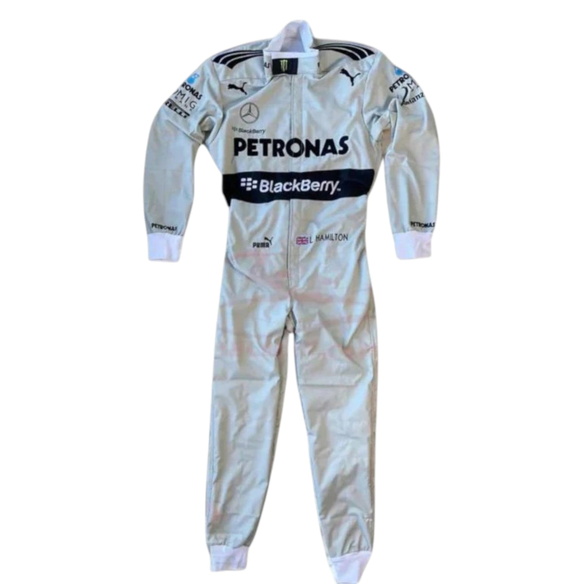 Lewis Hamilton 2013 Mercedes Petronas F1 Race Suit - Averon Racewears image 1