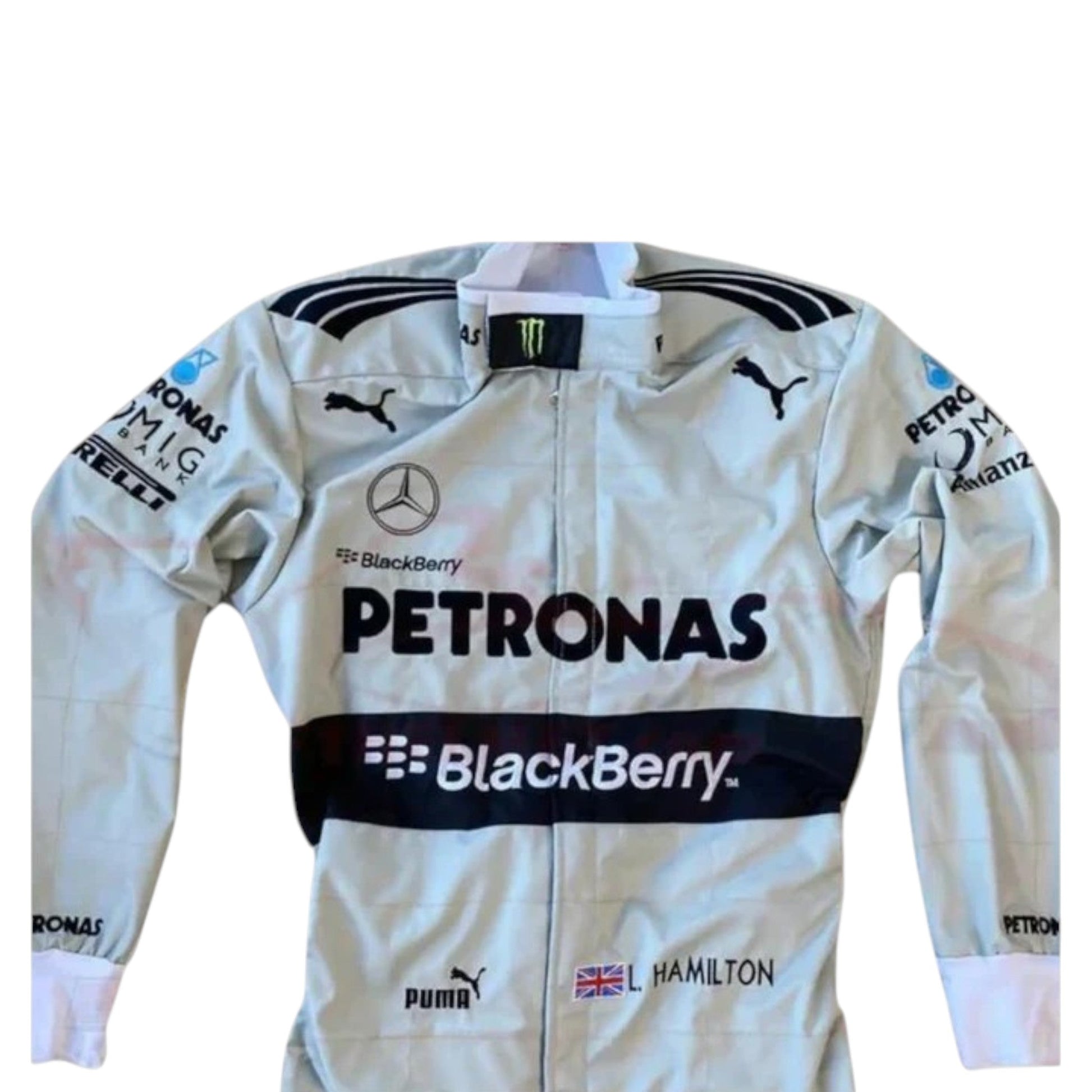 Lewis Hamilton 2013 Mercedes Petronas F1 Race Suit - Averon Racewears image 3