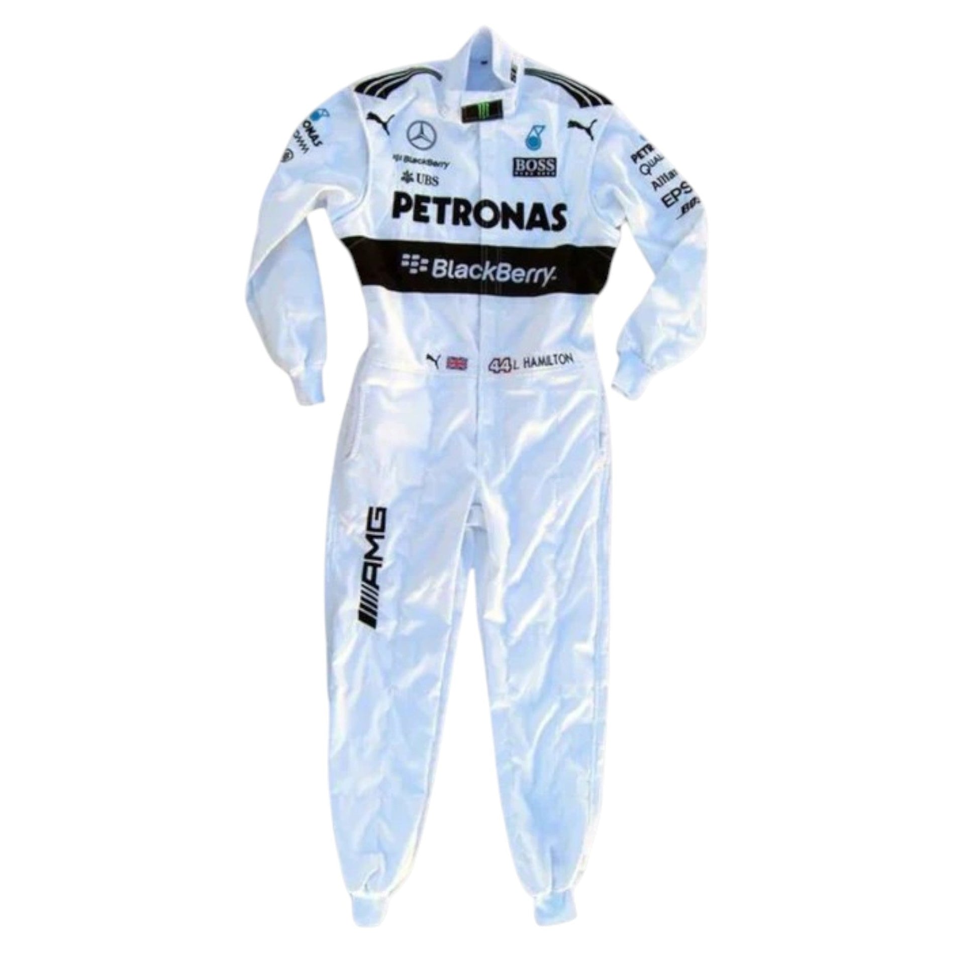 Lewis Hamilton 2015 Mercedes Petronas F1 Race Suit - Averon Racewears image 1