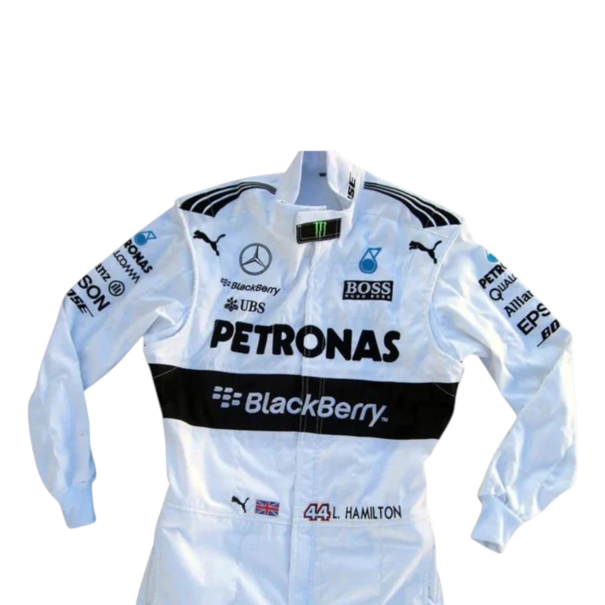 Lewis Hamilton 2015 Mercedes Petronas F1 Race Suit - Averon Racewears image 2
