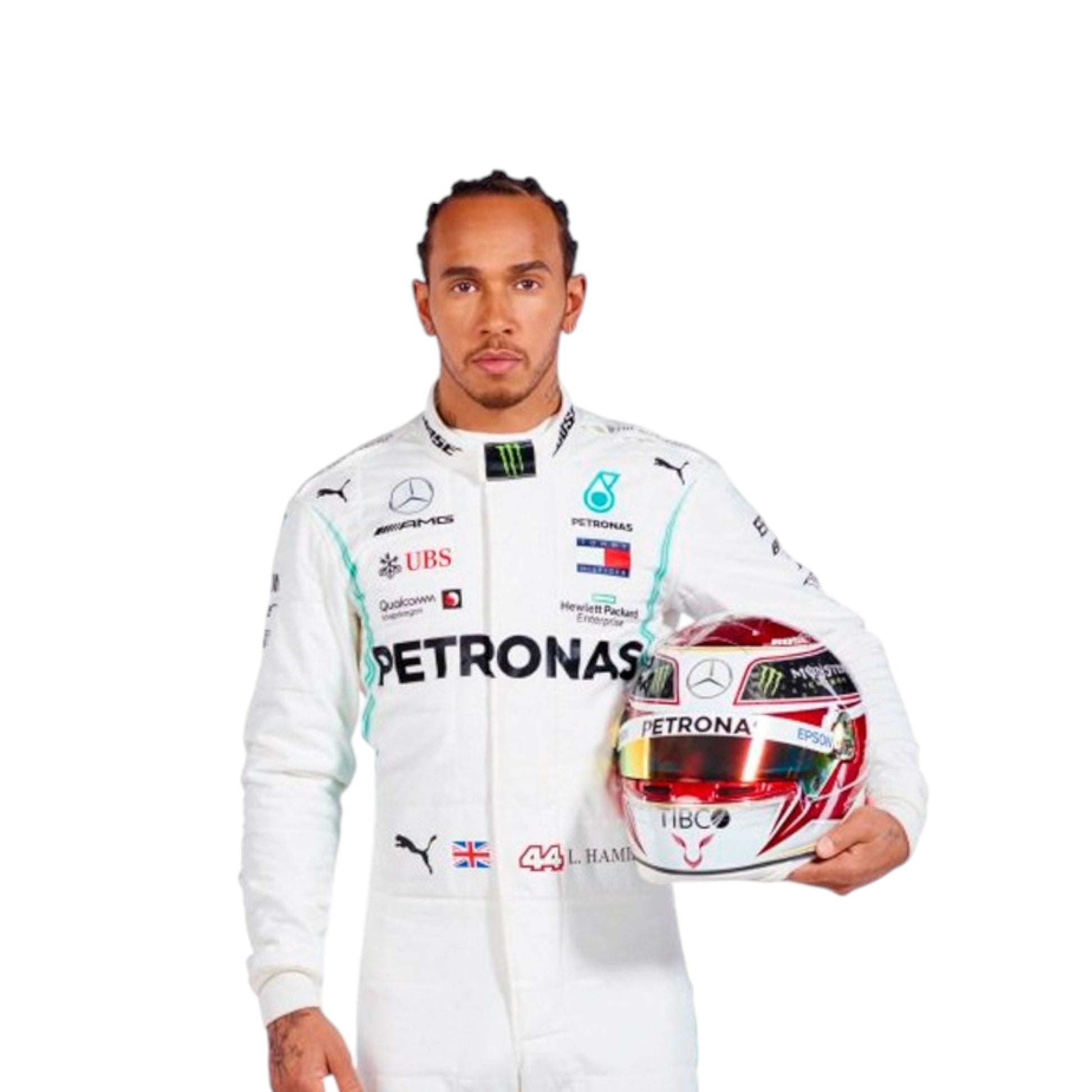 Lewis Hamilton 2019 Mercedes AMG Petronas F1 Race Suit - Averon Racewears image 1