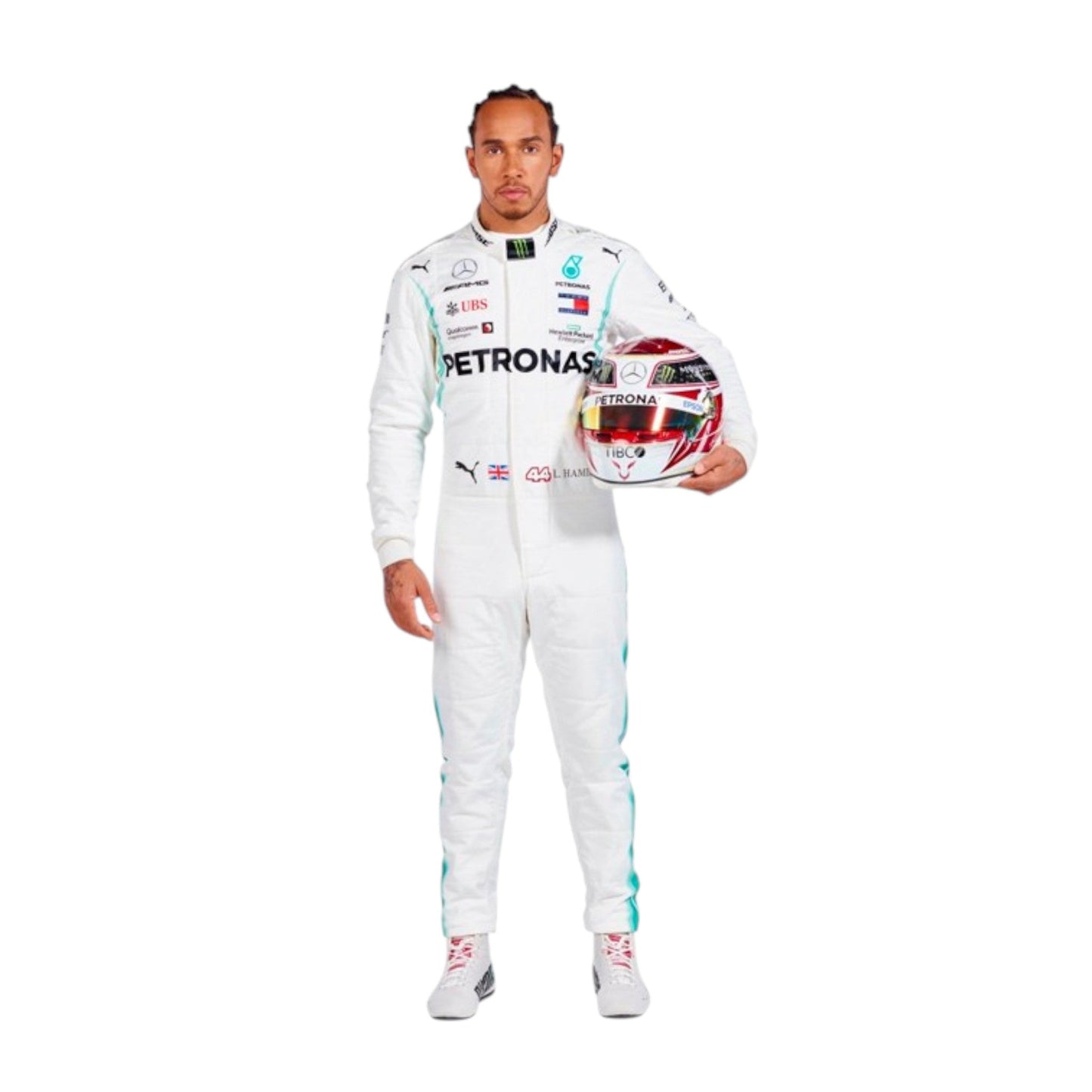 Lewis Hamilton 2019 Mercedes AMG Petronas F1 Race Suit - Averon Racewears image 2