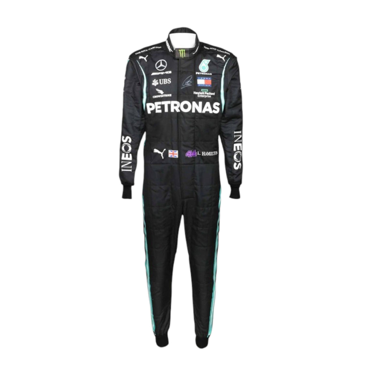 Lewis Hamilton 2020 Mercedes AMG Petronas F1 Race Suit - Averon Racewears image 3
