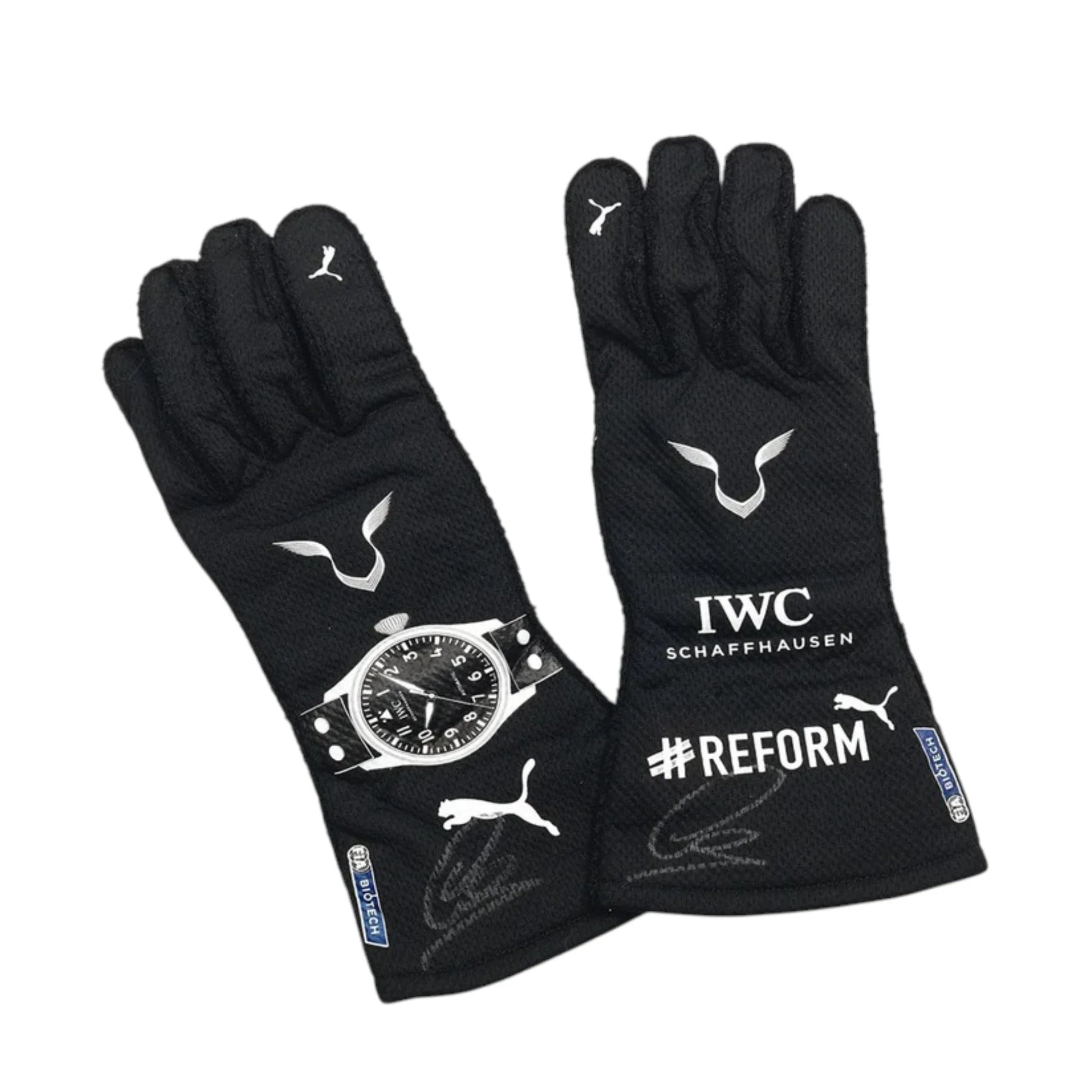 Lewis Hamilton 2021 Mercedes-AMG Petronas F1 Racing Gloves - Averon Racewears image 1
