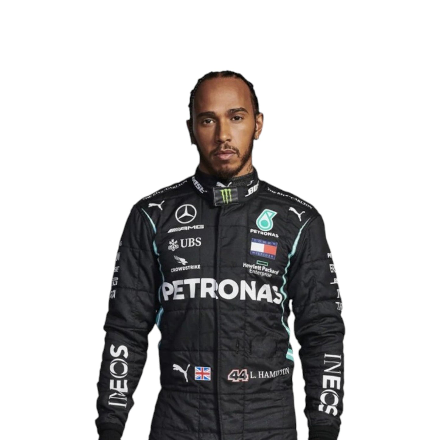 Lewis Hamilton 2021 Mercedes AMG Petronas F1 Race Suit - Averon Racewears image 1