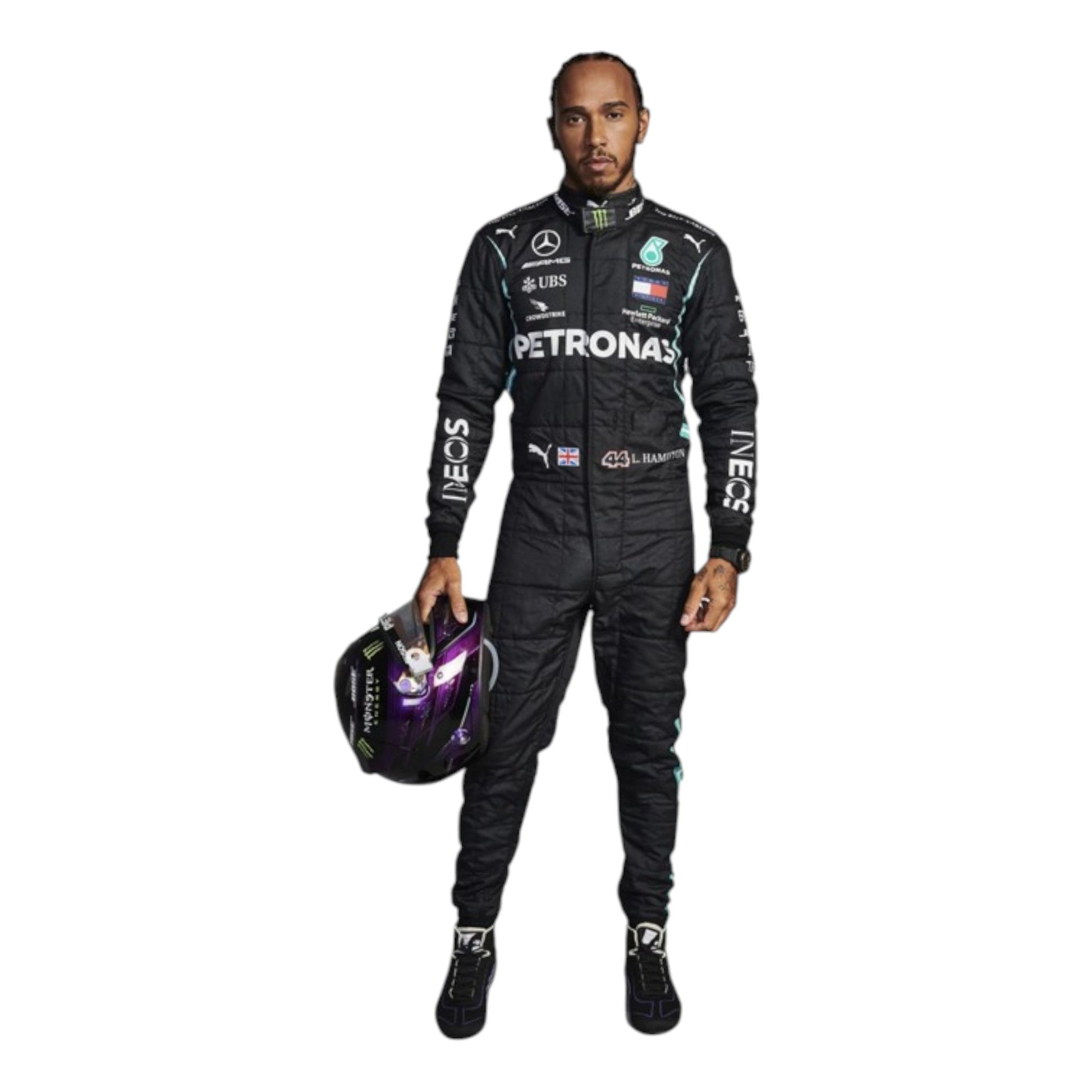Lewis Hamilton 2021 Mercedes AMG Petronas F1 Race Suit - Averon Racewears image 2