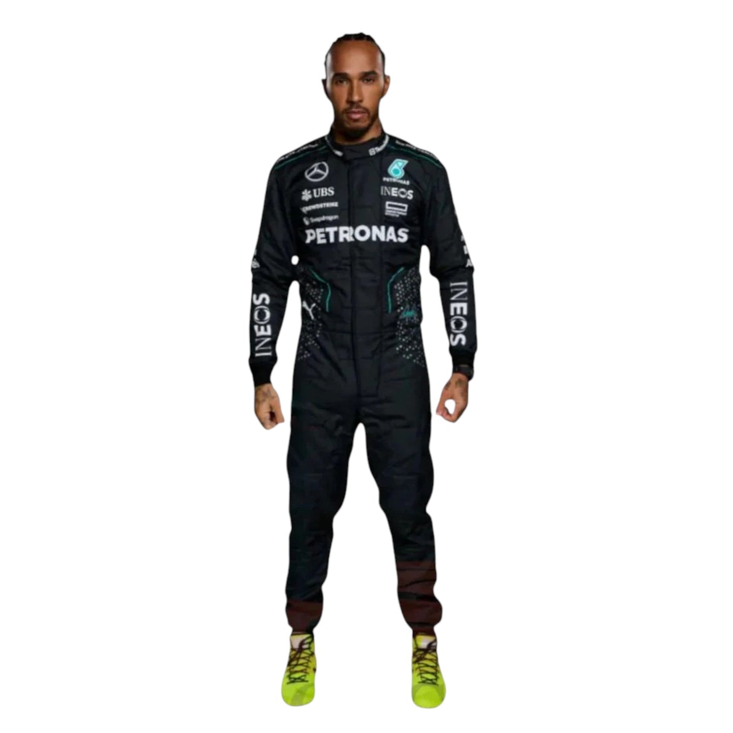 Lewis Hamilton 2024 Mercedes AMG Petronas F1 Race Suit - Averon Racewears image 1