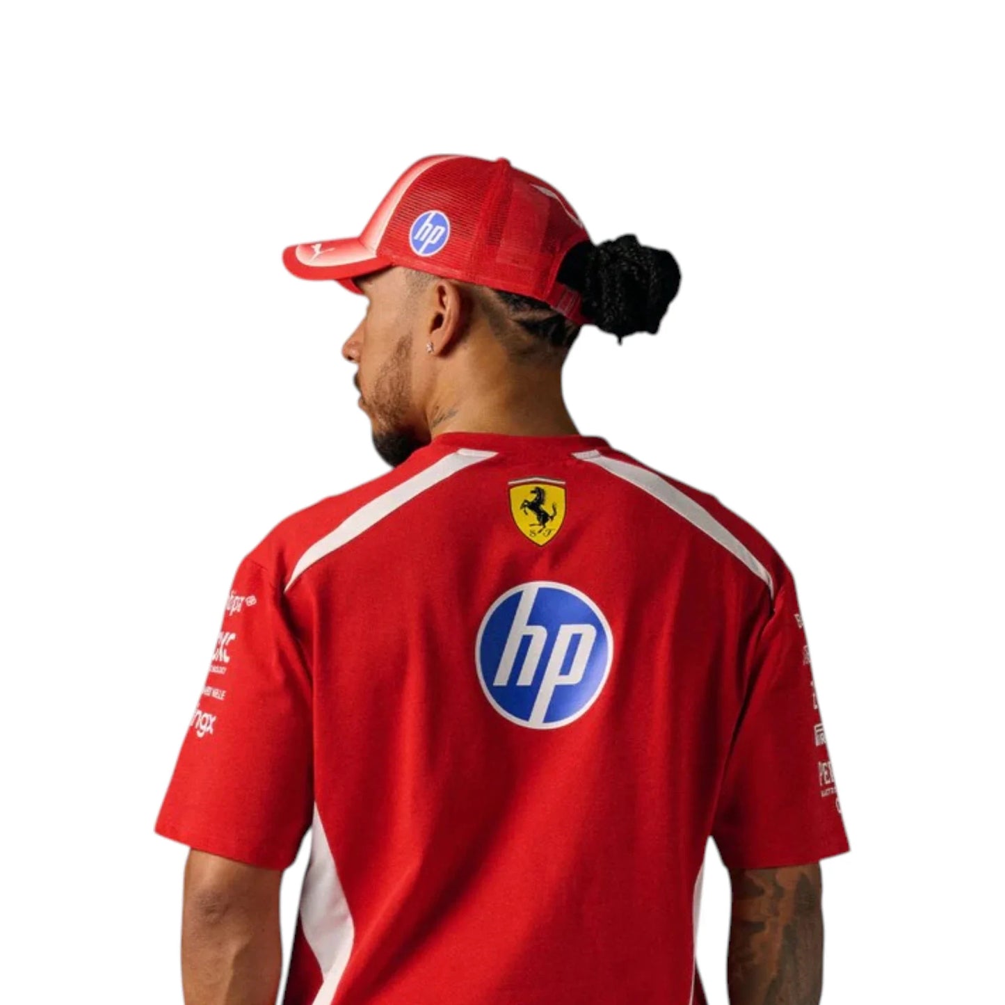 Lewis Hamilton 2025 Ferrari F1 Racing T-Shirt - Averon Racewears image 4