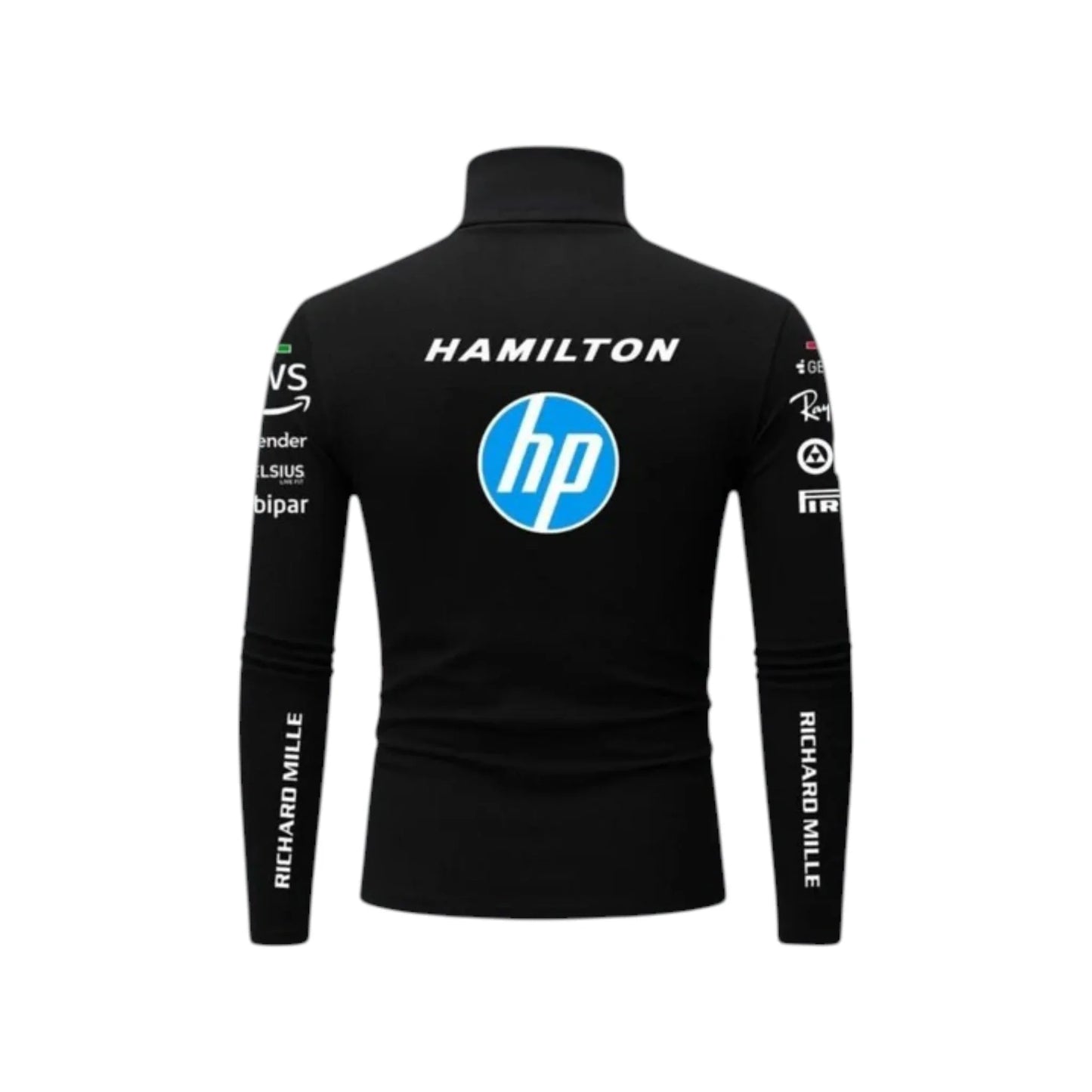 Lewis Hamilton 2025 Ferrari F1 Undershirt (Black) - Averon Racewears image 2