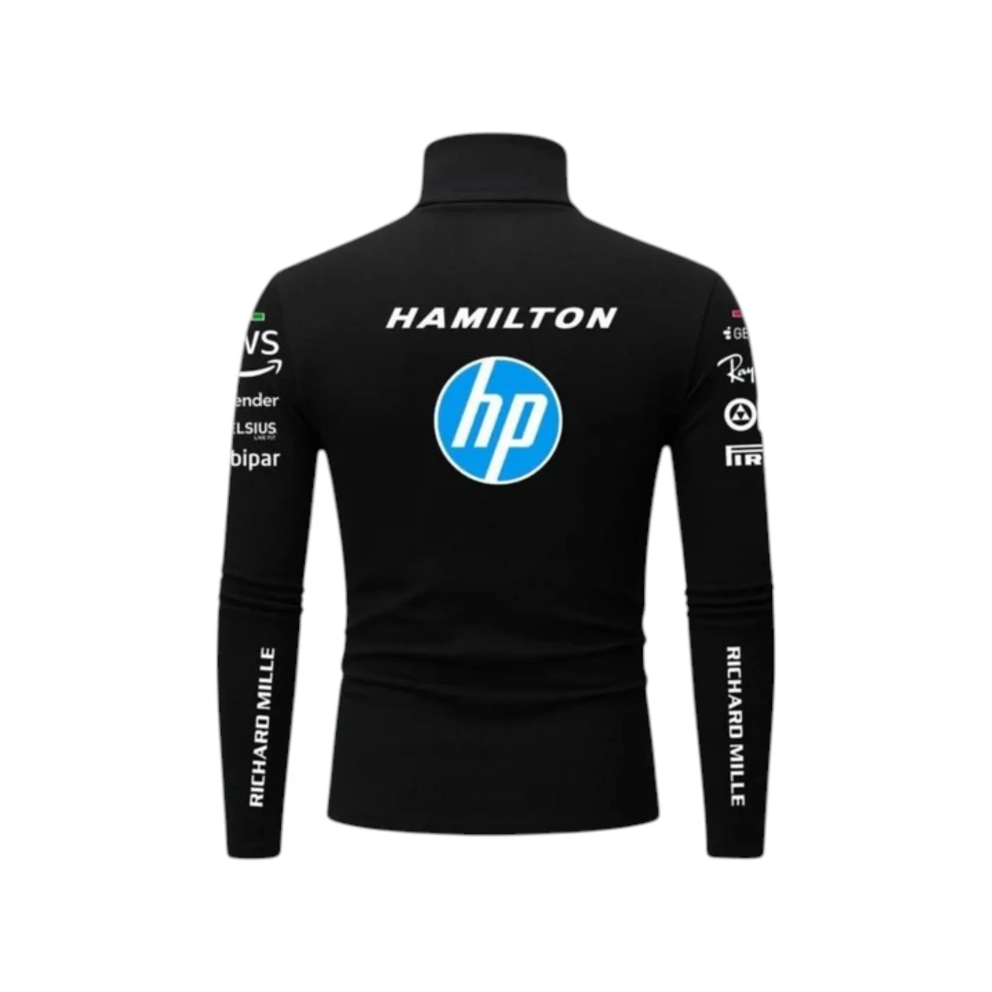 Lewis Hamilton 2025 Ferrari F1 Undershirt (Black) - Averon Racewears image 2