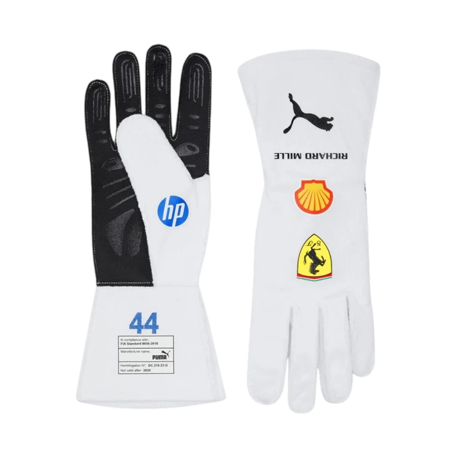 Lewis Hamilton 2025 Ferrari Miami GP F1 Racing Gloves - Averon Racewears image 1
