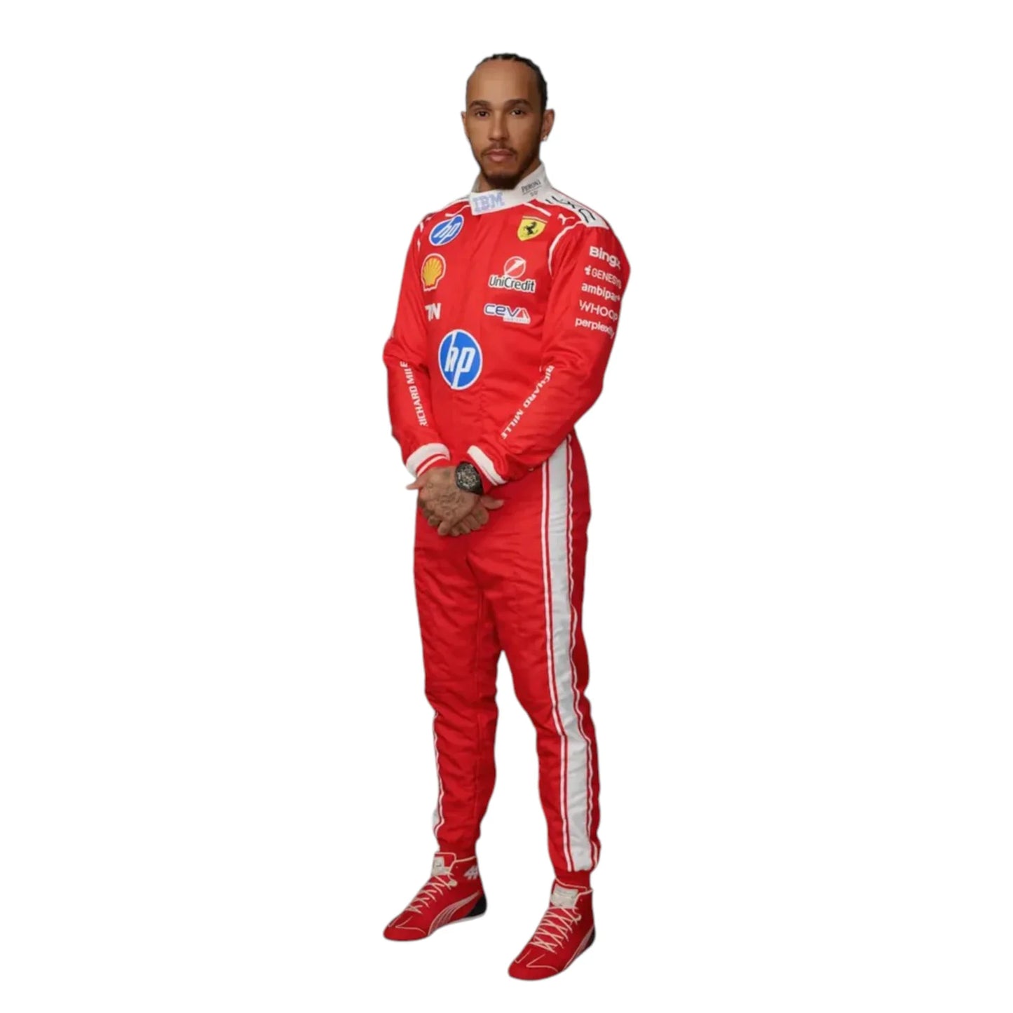 Lewis Hamilton 2026 Ferrari F1 Race Suit - Averon Racewears image 2