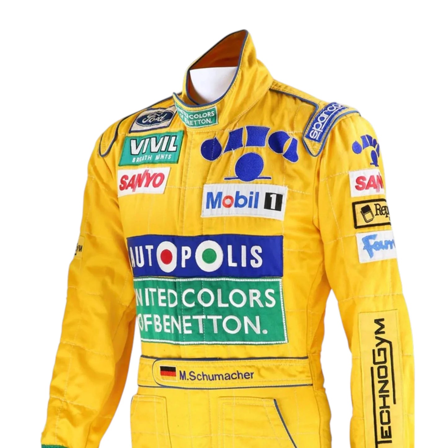 Michael Schumacher 1992 Benetton Belgian GP F1 Racing Suit - Averon Racewears image 4