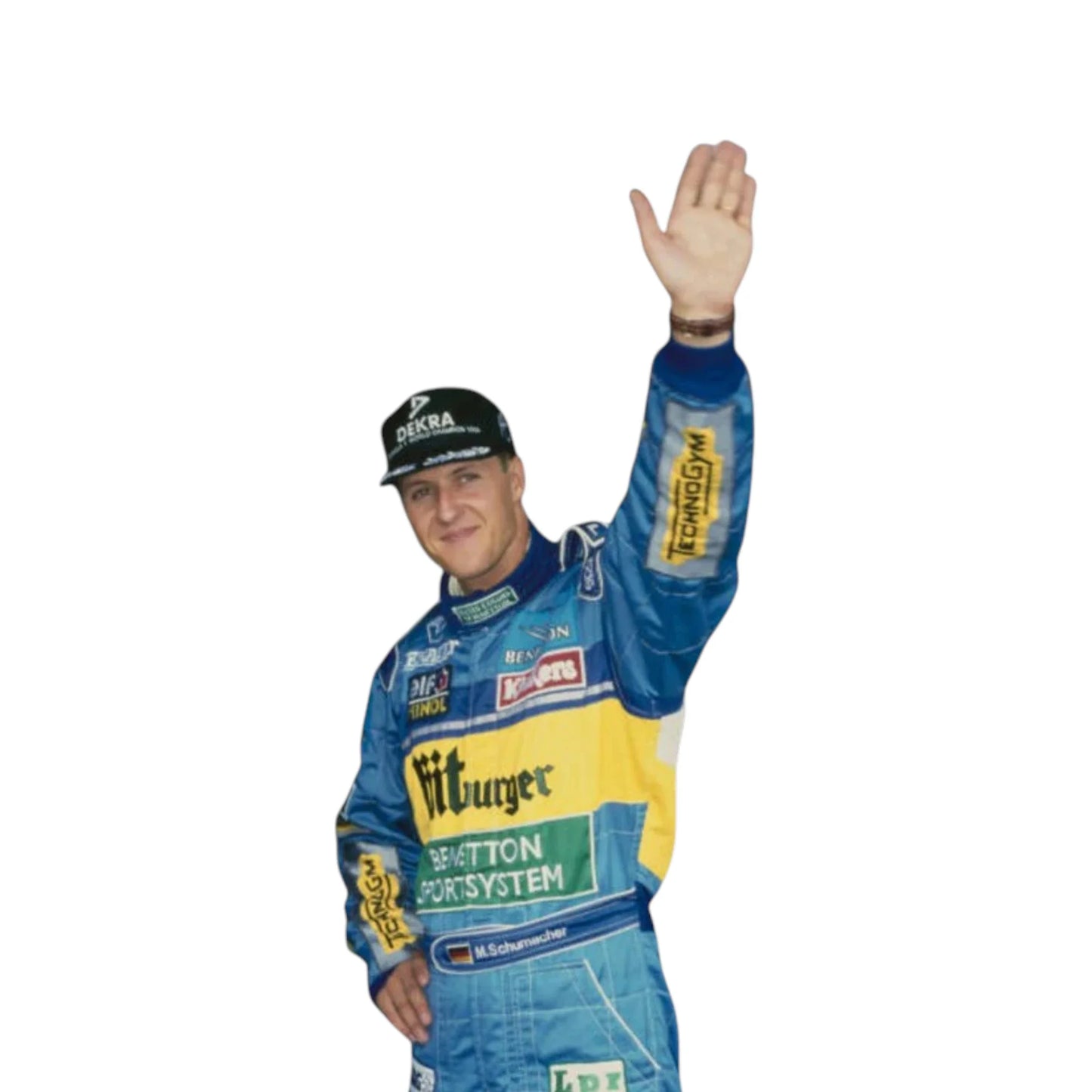 Michael Schumacher 1995 Benetton F1 Racing Suit - Averon Racewears image 3