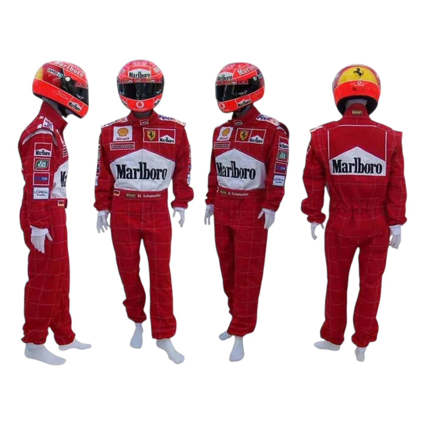 Michael Schumacher 2001 Ferrari Belgian GP F1 Racing Suit - Averon Racewears image 2