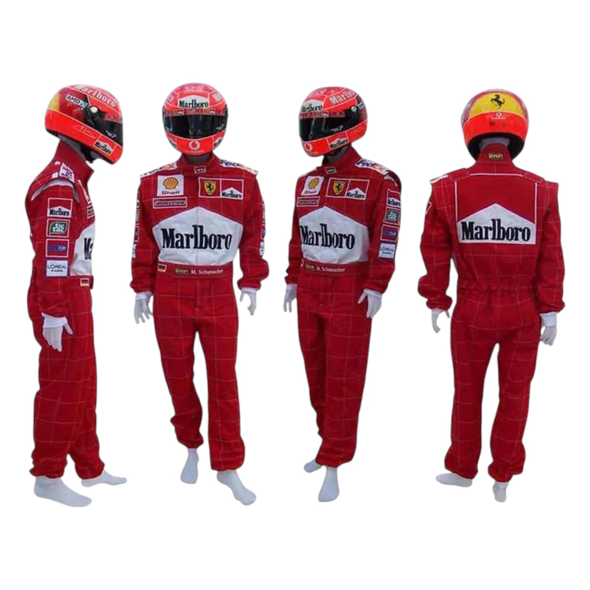 Michael Schumacher 2001 Ferrari Belgian GP F1 Racing Suit - Averon Racewears image 2