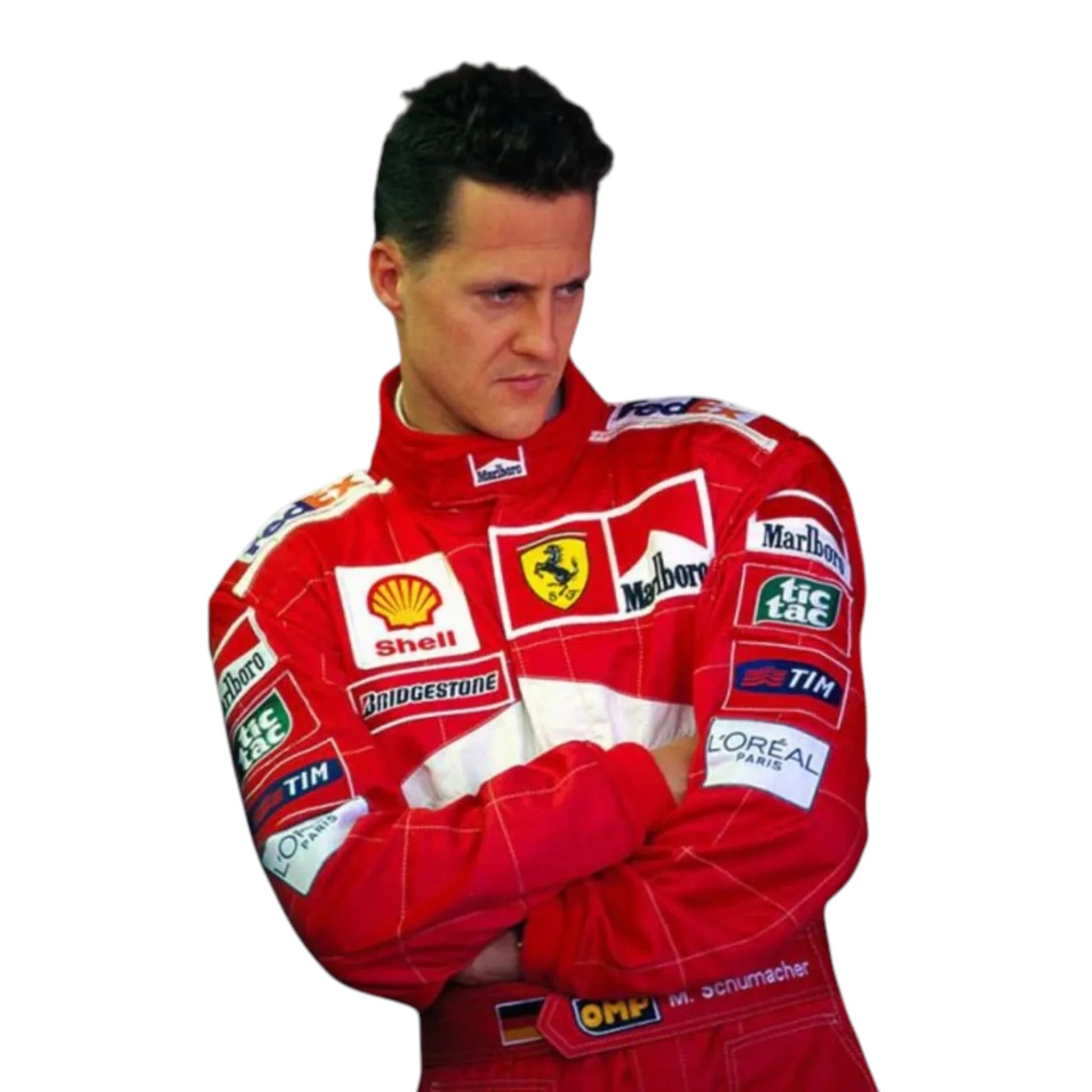 Michael Schumacher 2001 Ferrari Belgian GP F1 Racing Suit - Averon Racewears image 3