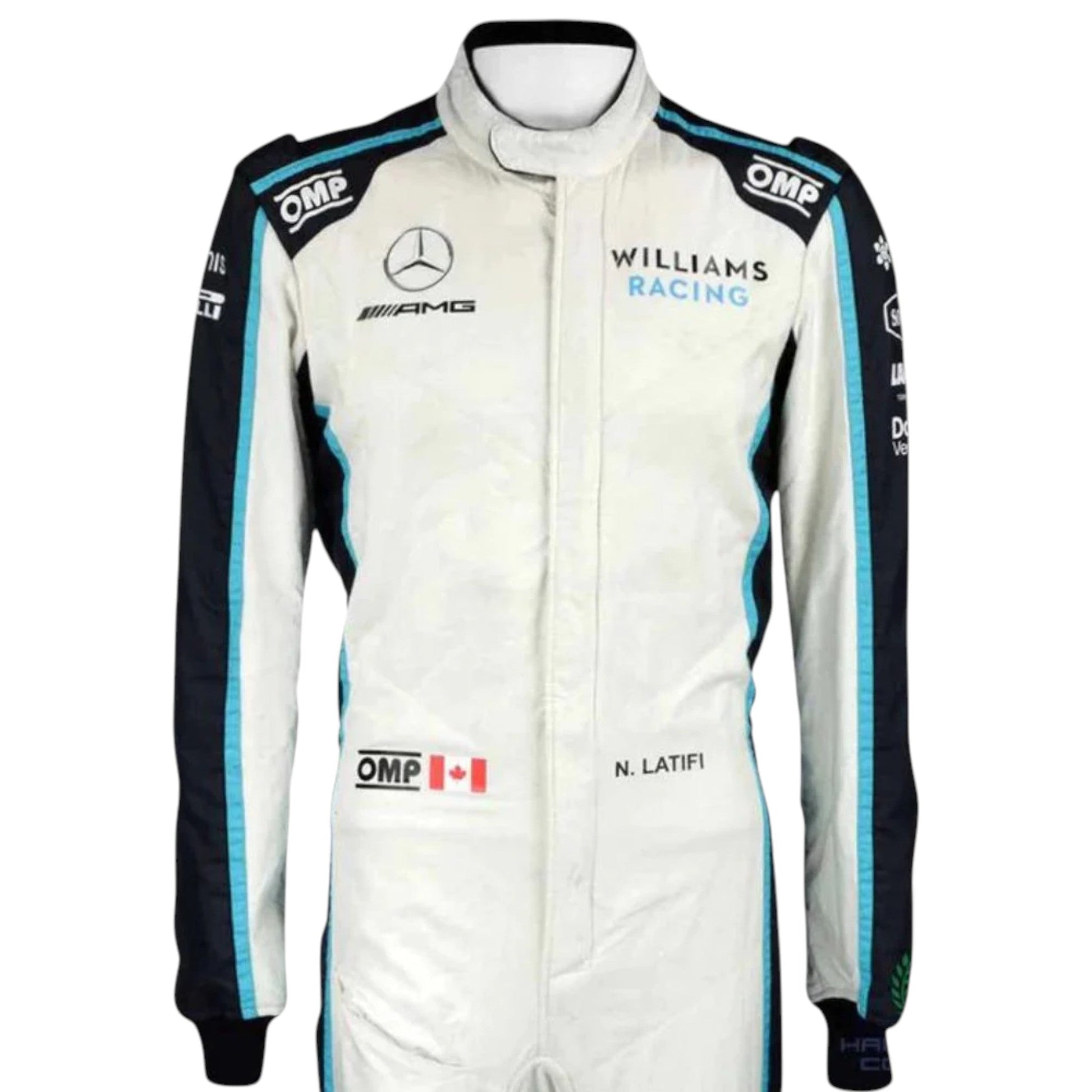 Nicholas Latifi 2021 Williams F1 Race Suit - Averon Racewears image 1