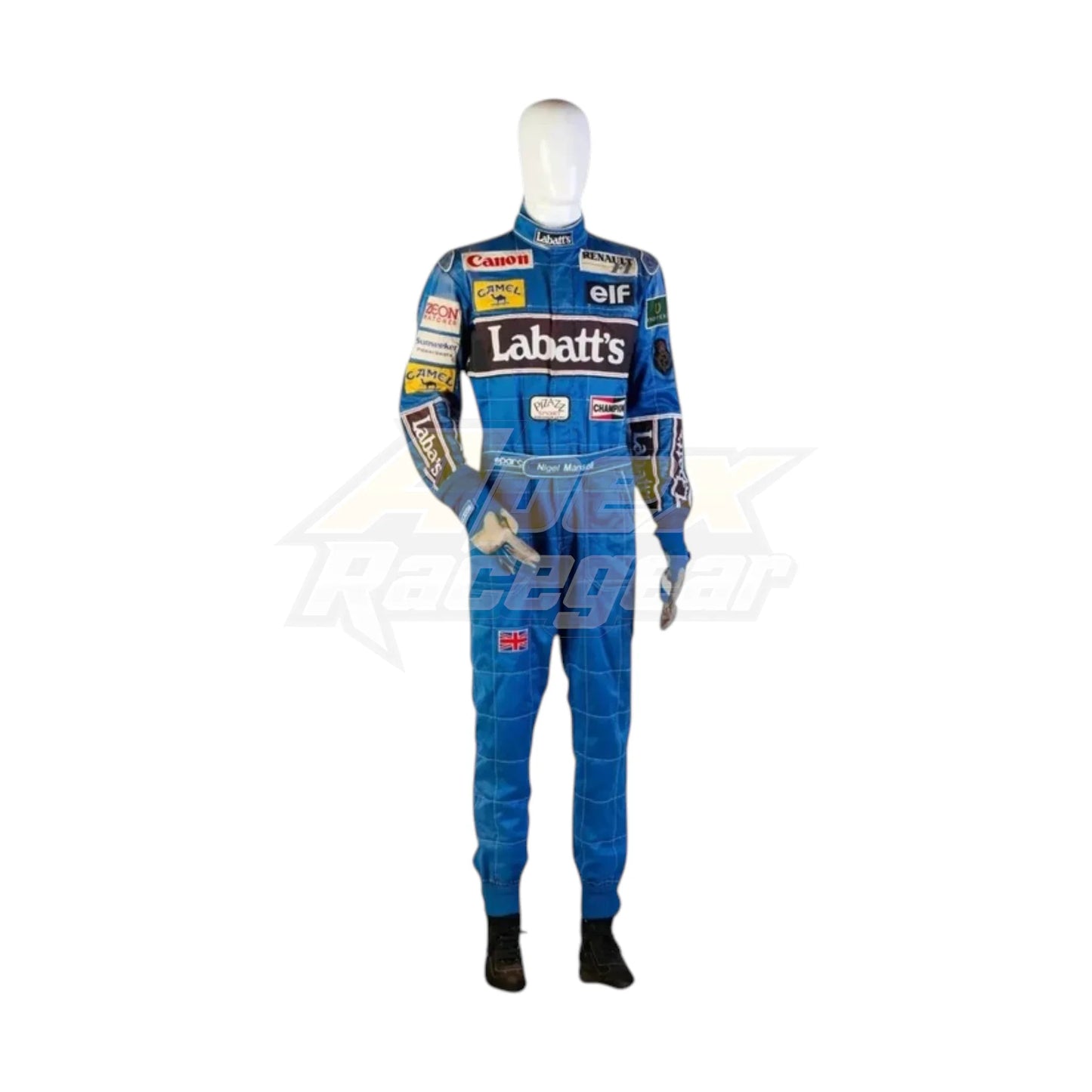 Nigel Mansell 1992 Williams F1 Racing Suit - Averon Racewears image 1