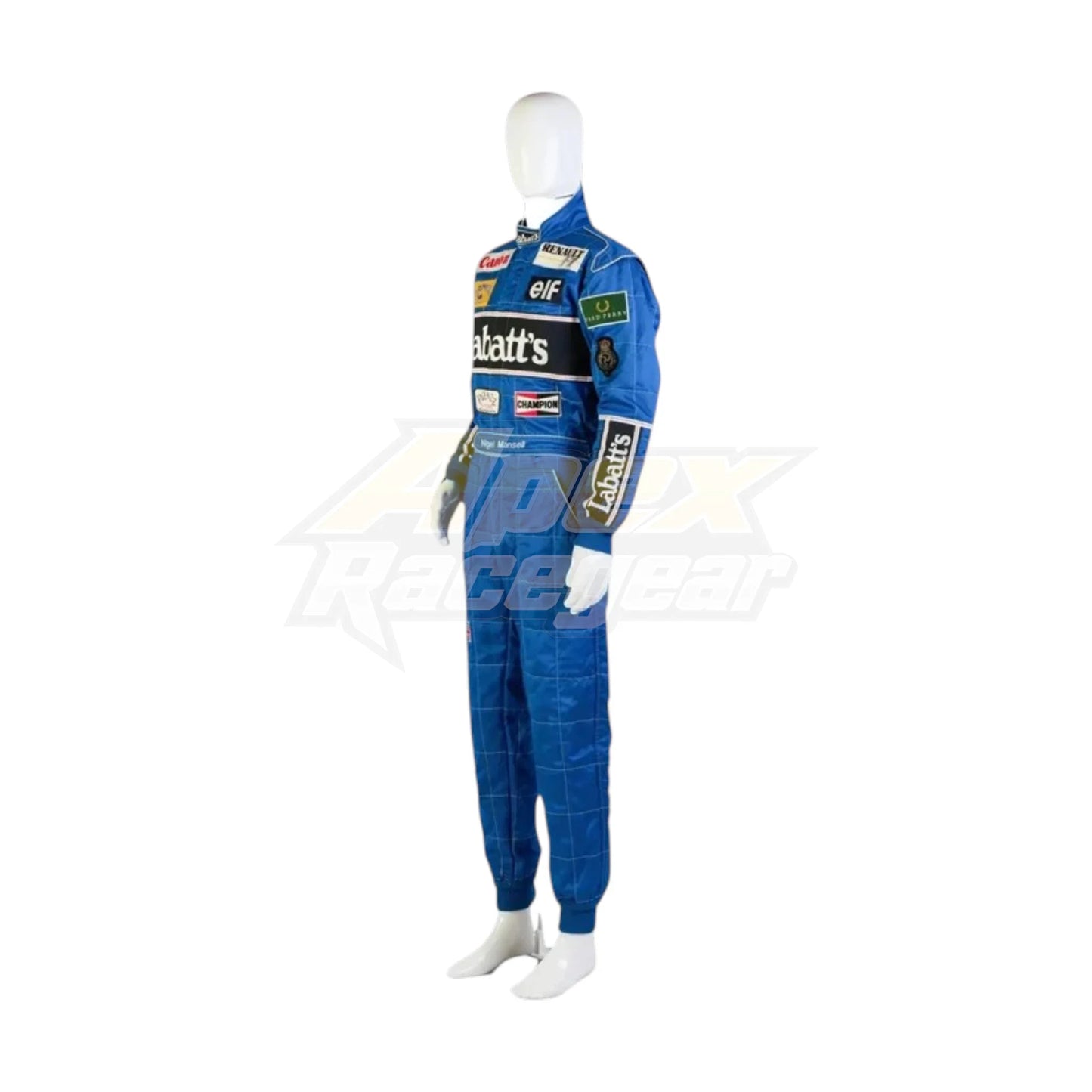 Nigel Mansell 1992 Williams F1 Racing Suit - Averon Racewears image 2