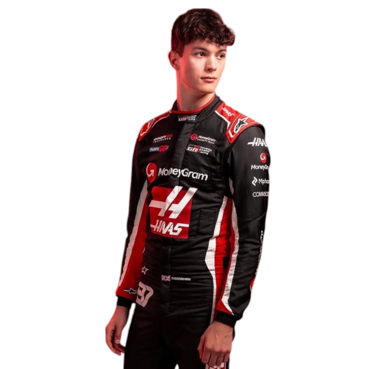 Oliver Bearman 2025 Haas F1 Race Suit - Averon Racewears image 2