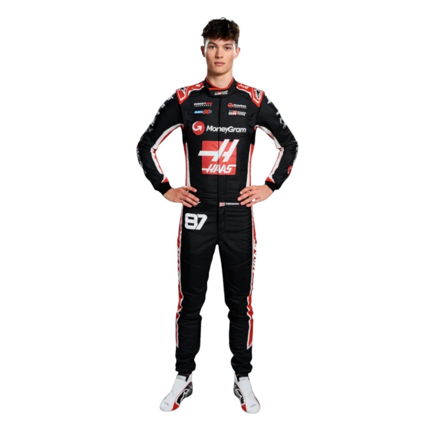 Oliver Bearman 2025 Haas F1 Race Suit - Averon Racewears image 3