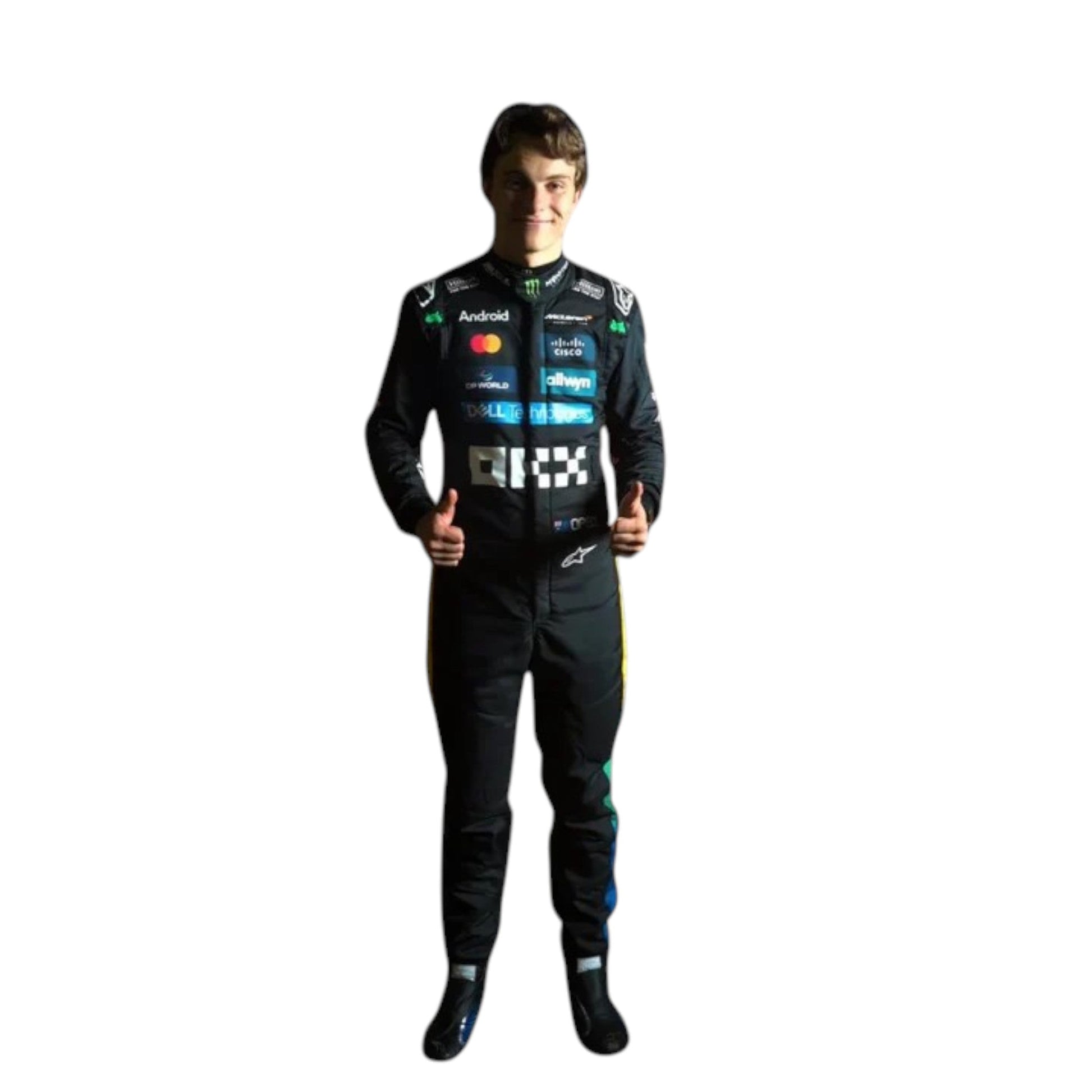 Oscar Piastri 2025 Mclaren Silverstone British F1 Race Suit - Averon Racewears image 1