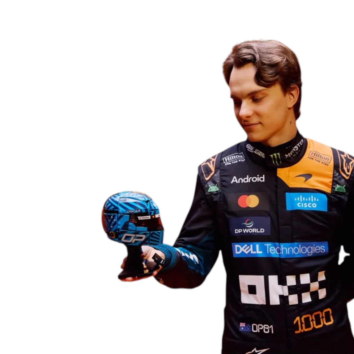 Oscar Piastri 2026 McLaren 1000th Monaco GP F1 Race Suit - Averon Racewears image 3