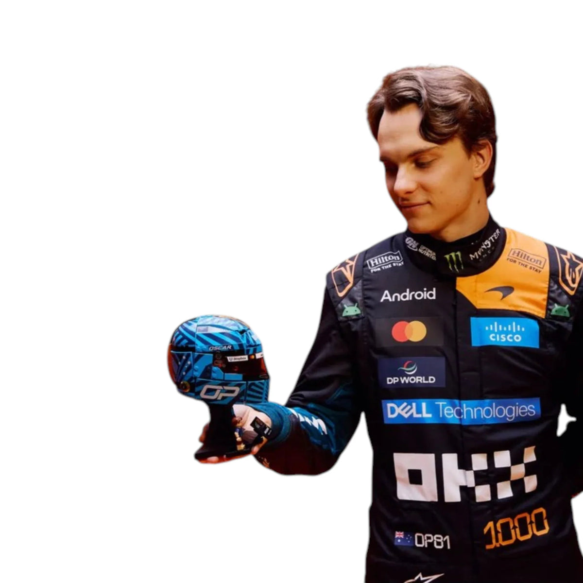 Oscar Piastri 2026 McLaren 1000th Monaco GP F1 Race Suit - Averon Racewears image 3