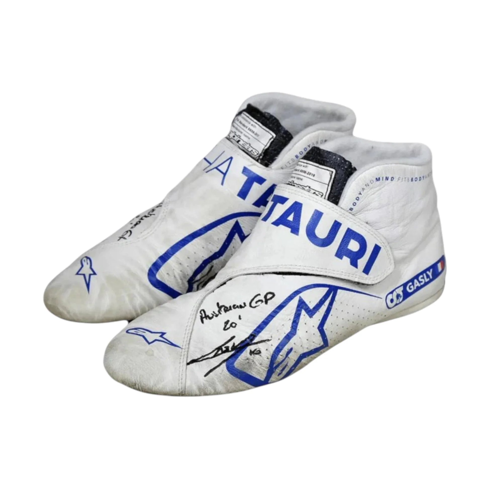 Pierre Gasly 2020 AlphaTauri Austrian GP F1 Racing Shoes - Averon Racewears image 3