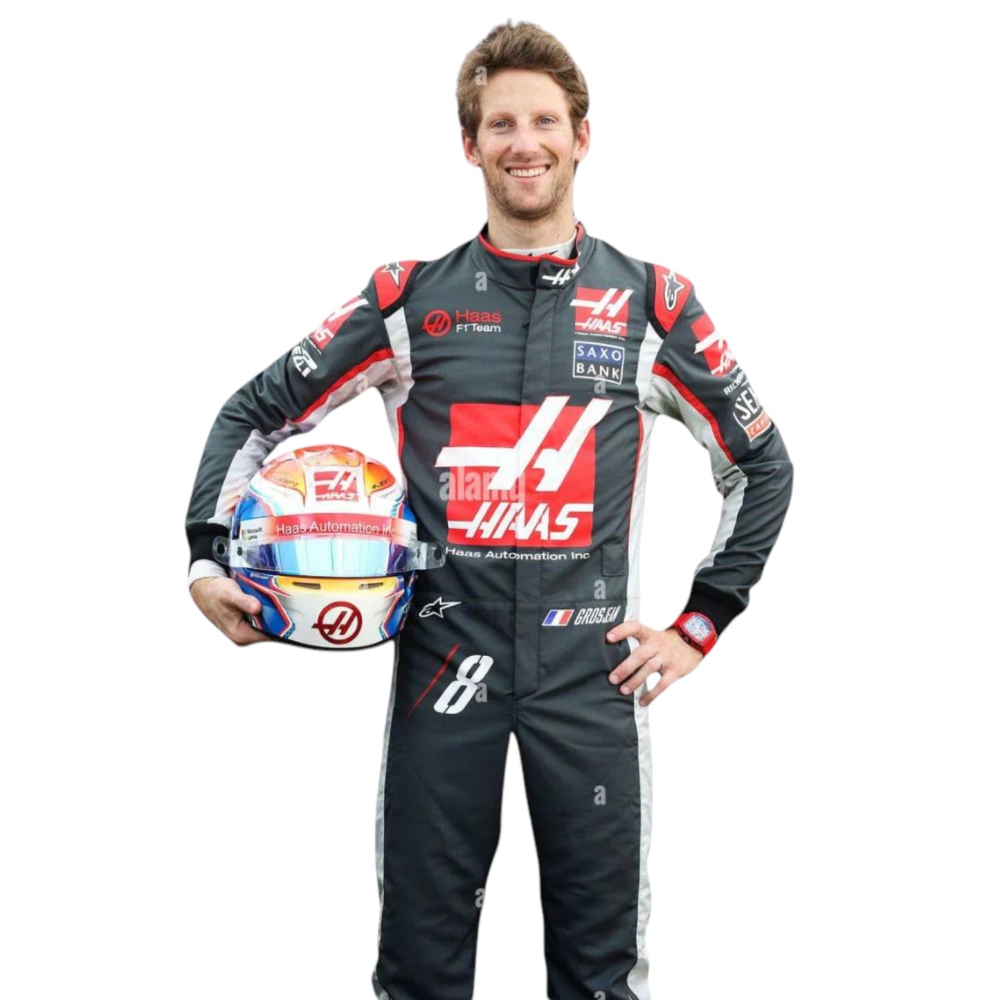Romain Grosjean 2016 Haas F1 Race Suit - Averon Racewears image 1