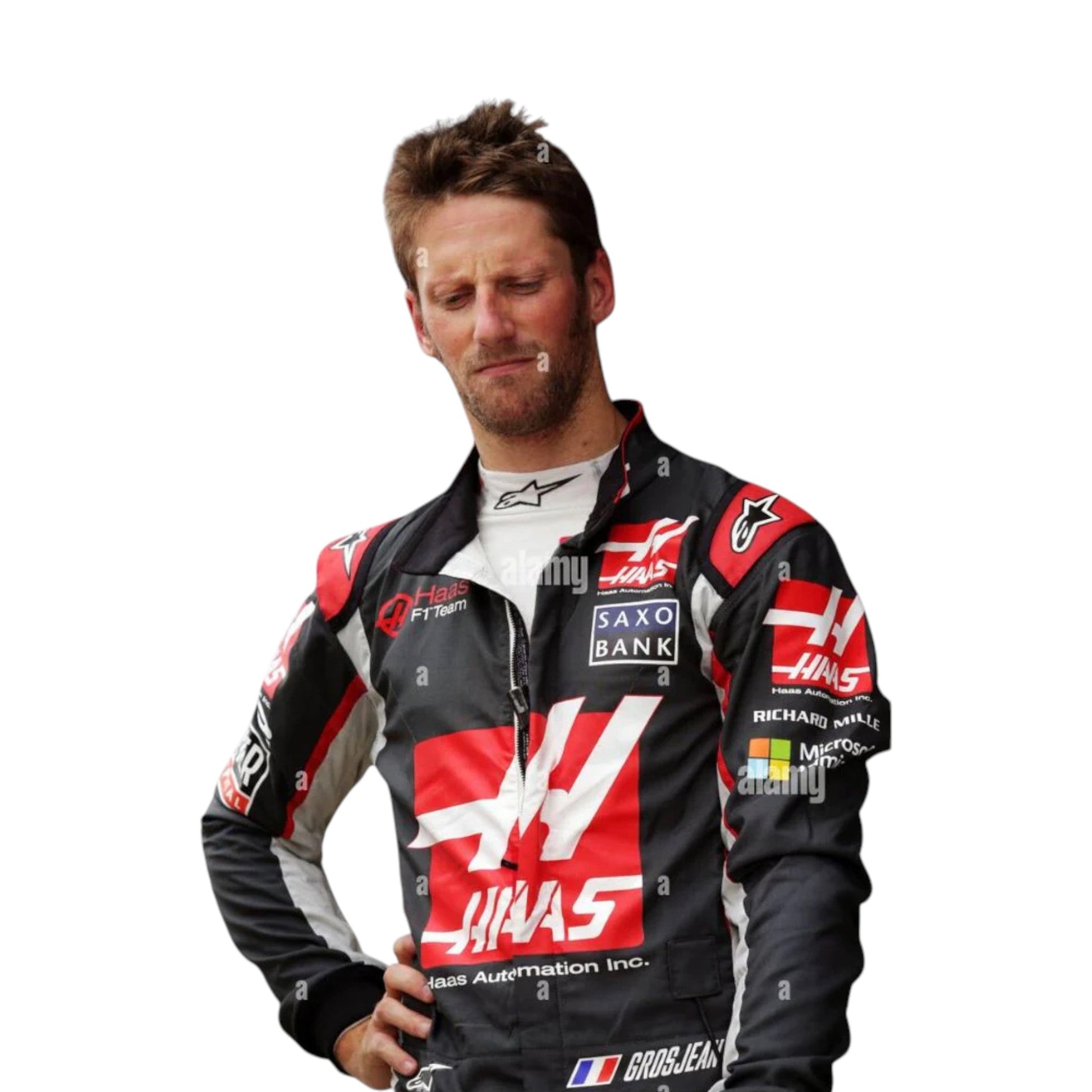 Romain Grosjean 2016 Haas F1 Race Suit - Averon Racewears image 3
