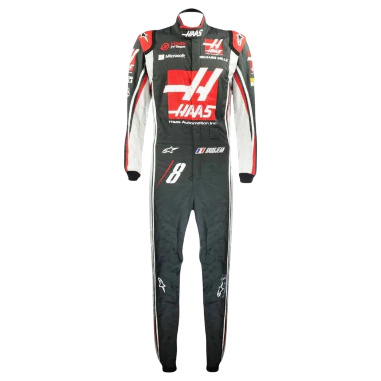 Romain Grosjean 2017 Haas F1 Race Suit - Averon Racewears image 1