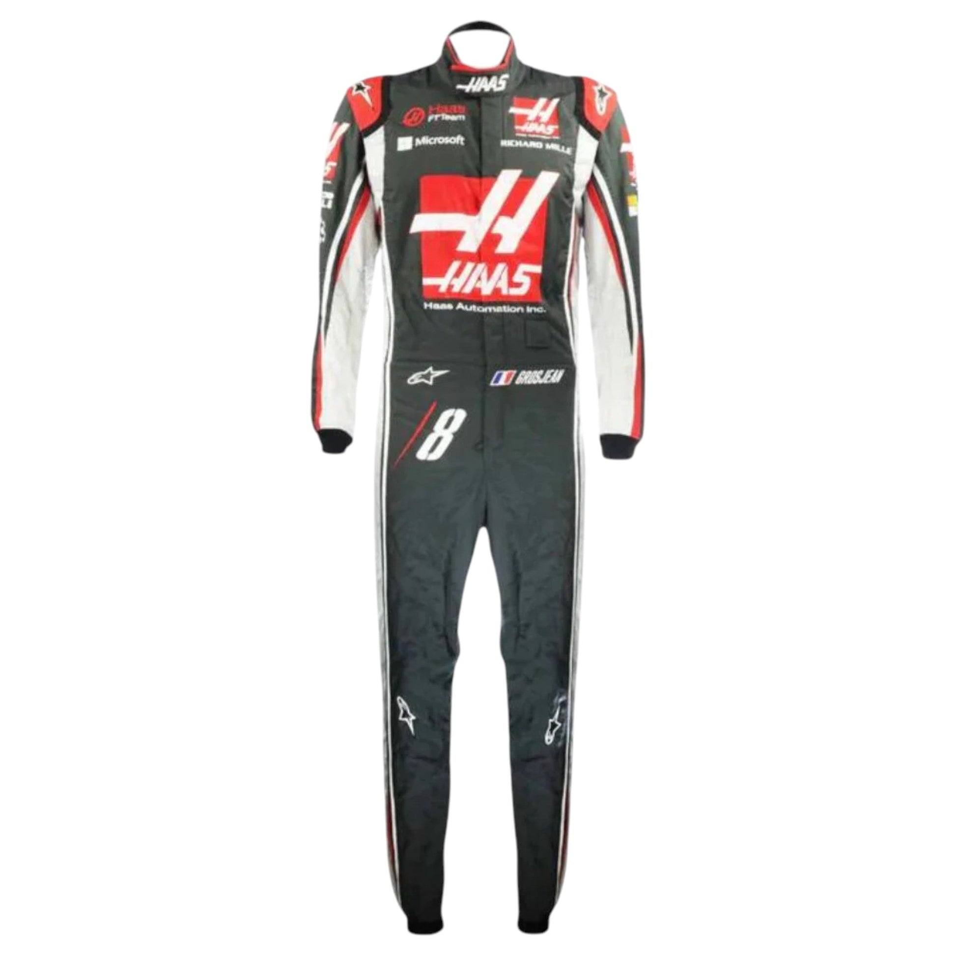 Romain Grosjean 2017 Haas F1 Race Suit - Averon Racewears image 1