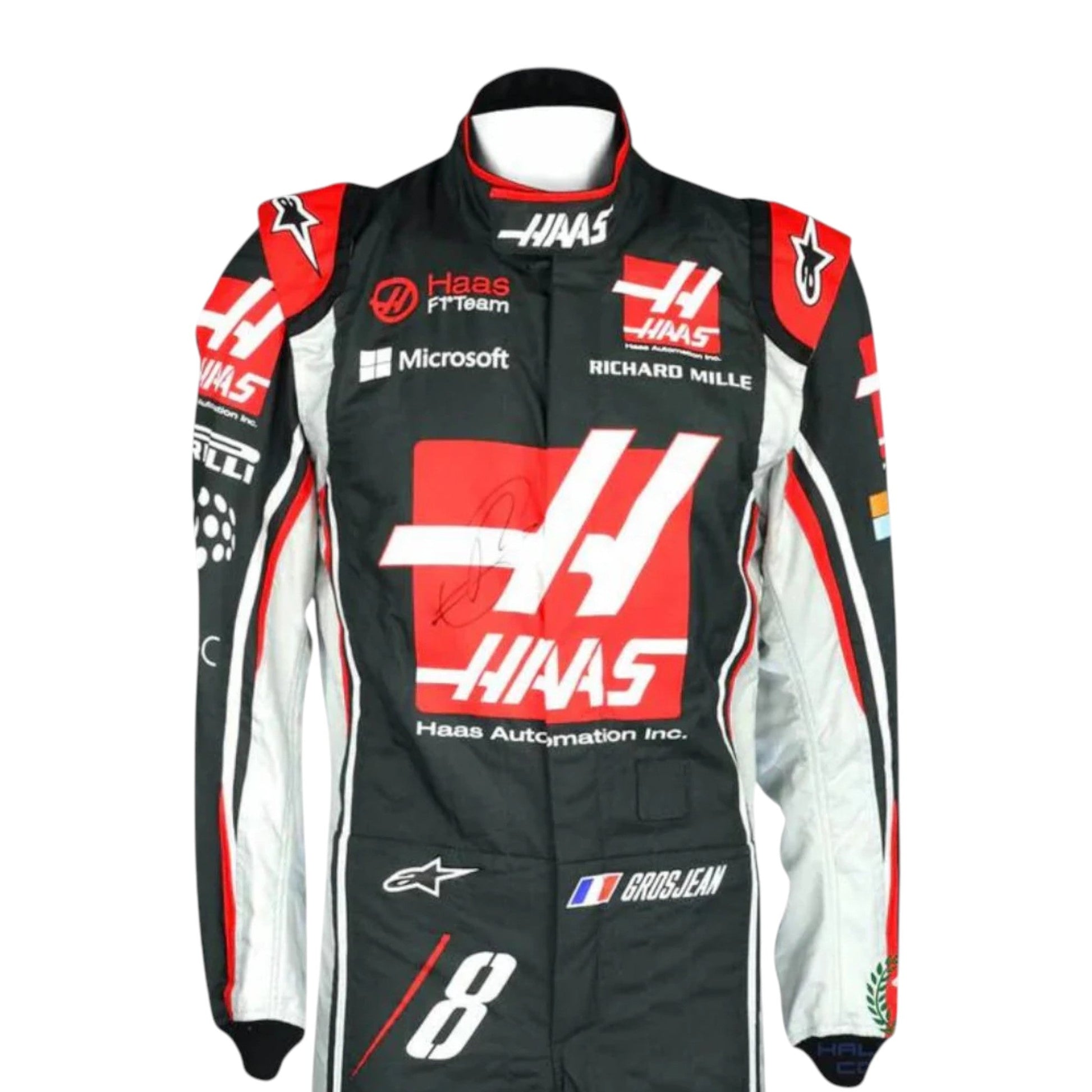 Romain Grosjean 2017 Haas F1 Race Suit - Averon Racewears image 2