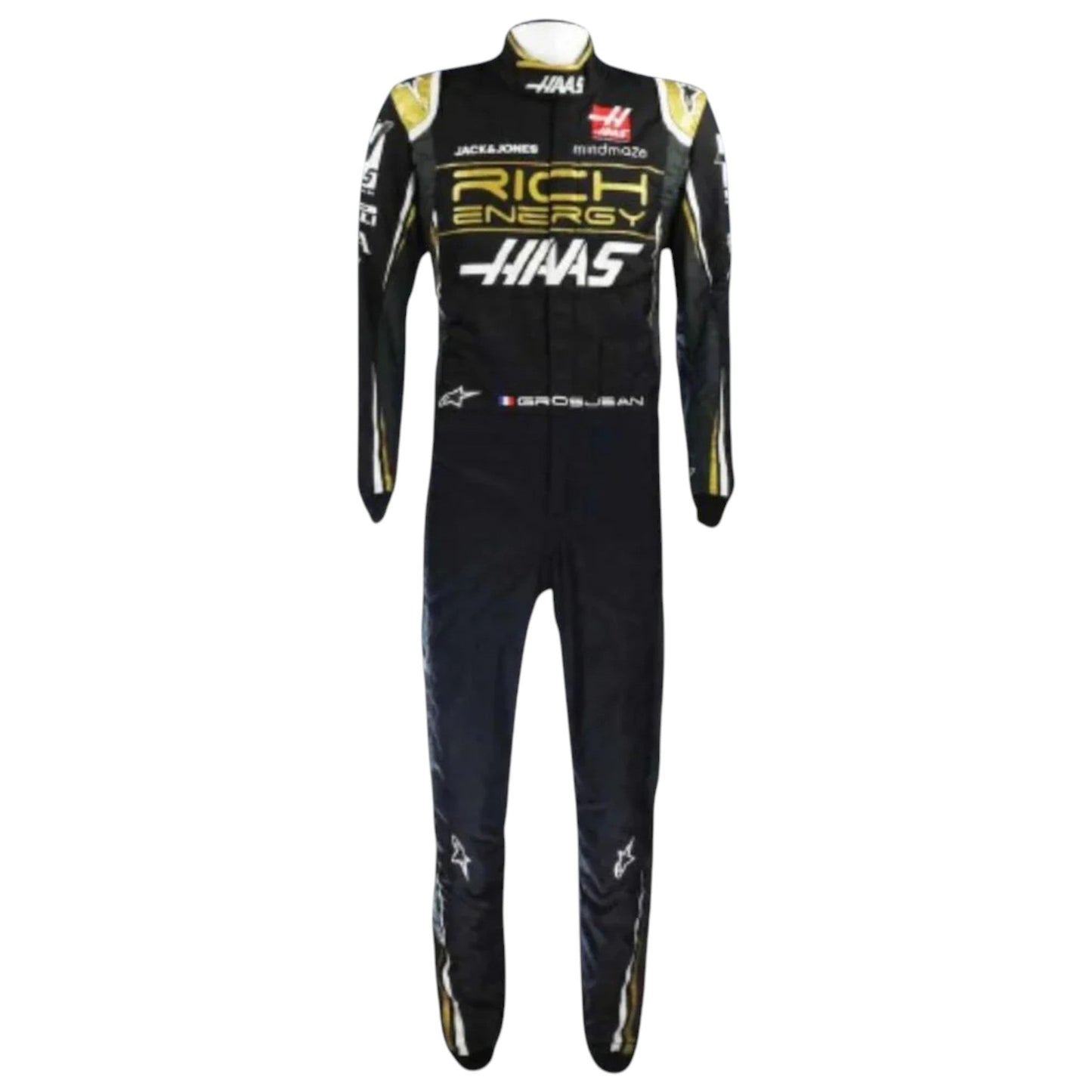Romain Grosjean 2019 Haas F1 Race Suit - Averon Racewears image 1