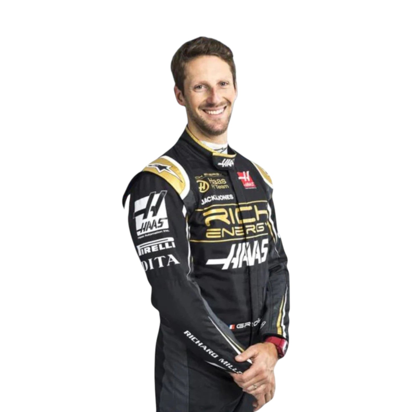 Romain Grosjean 2019 Haas F1 Race Suit - Averon Racewears image 2
