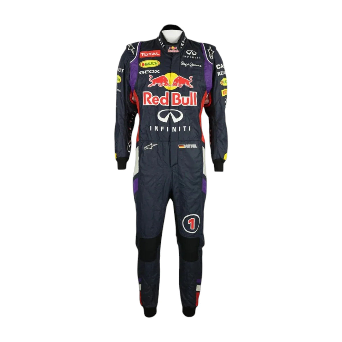 Sebastian Vettel 2014 Red Bull F1 Racing Suit - Averon Racewears image 2